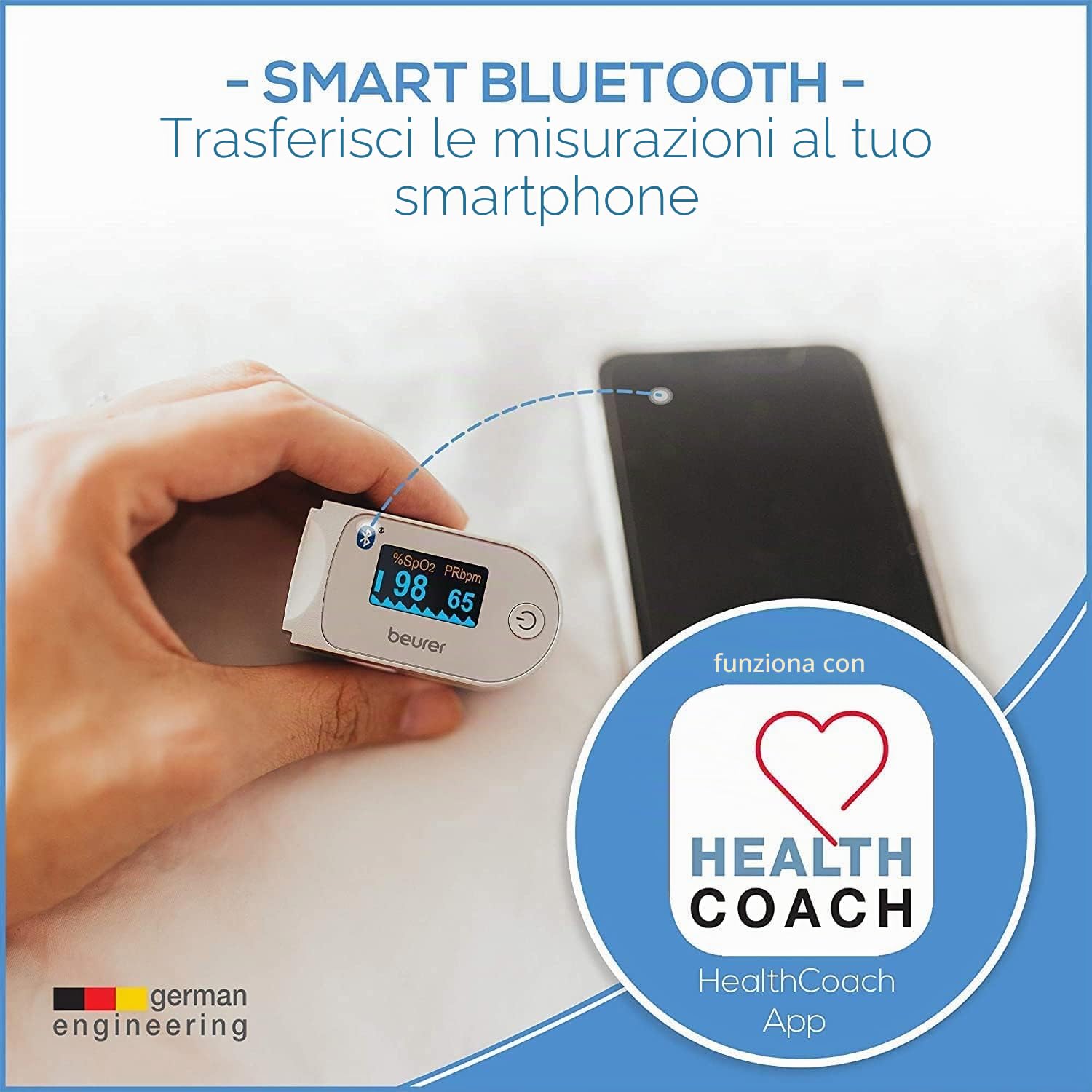 beurer-po-60-saturimetro-bluetooth-con-display-colorato-e-100-posizioni-di-memor image 3