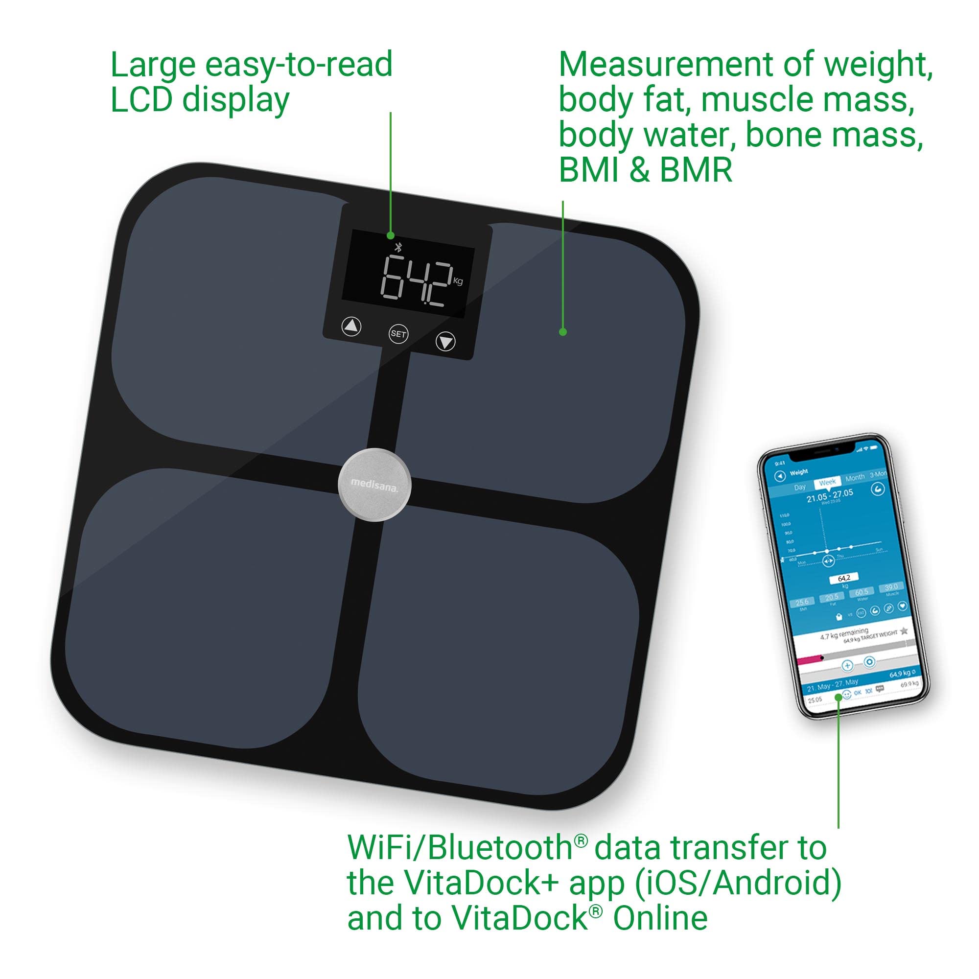 medisana-bs-650-bilancia-analisi-corporea-wifi-bluetooth-con-app-vitadock image 5