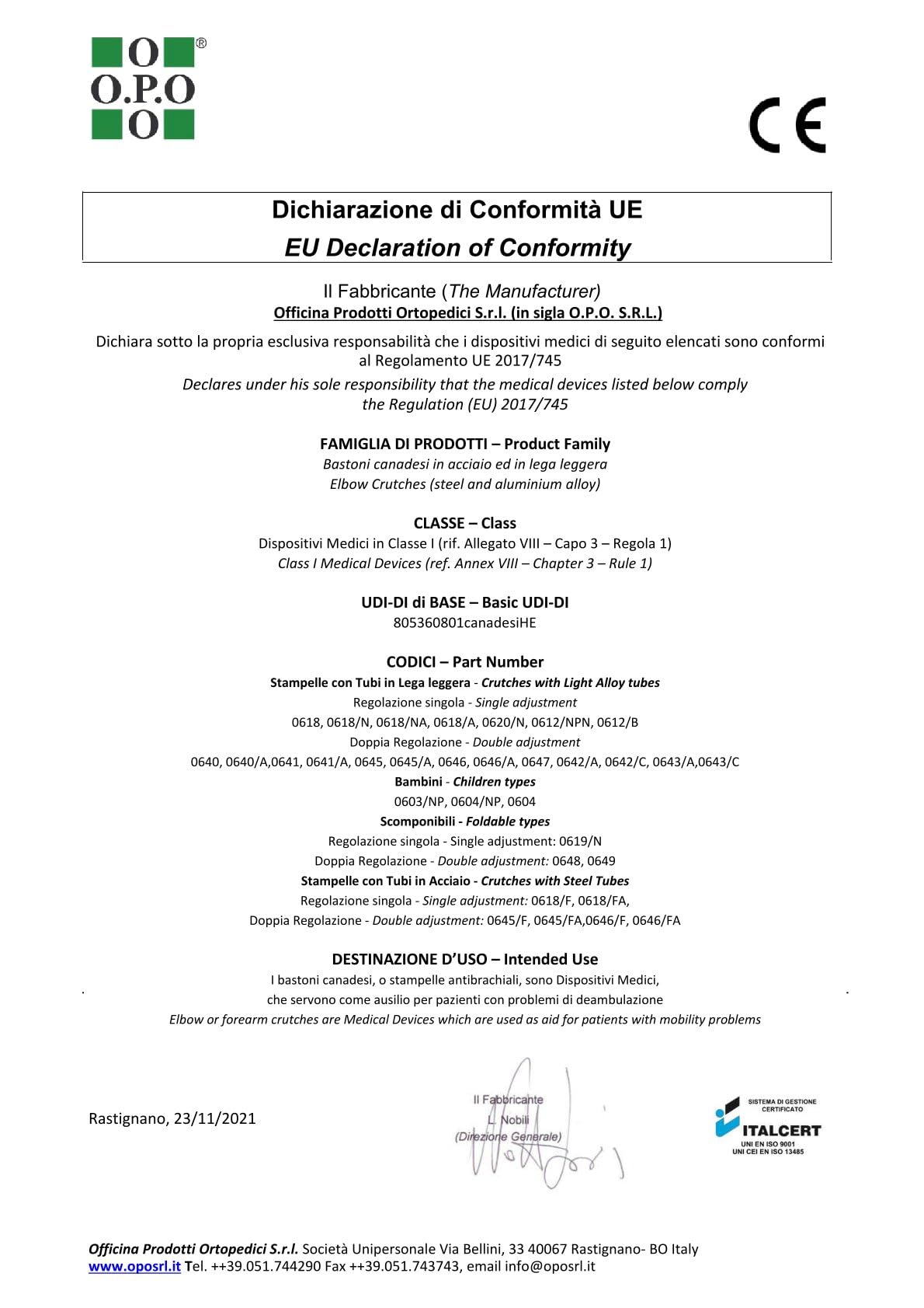 gima-stampelle-ortopediche-bastoni-canadesi-doppia-regolazione image 2