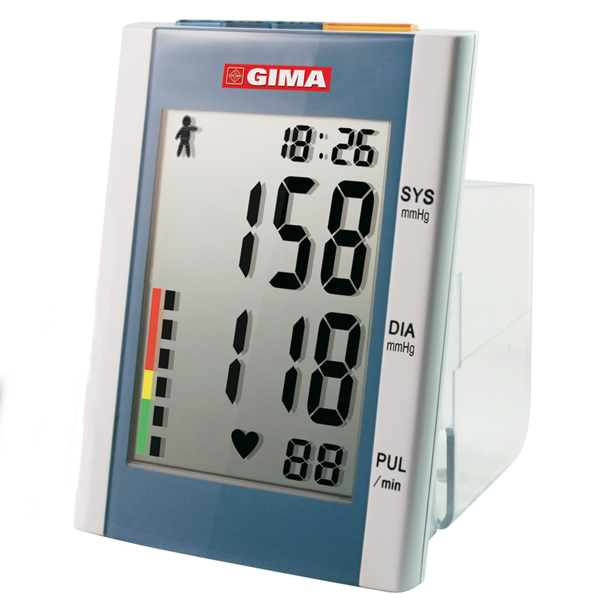 gima-32803-sfigmomanometro-digitale-domino-con-orologio-da-tavolo-e-allarmi image 3