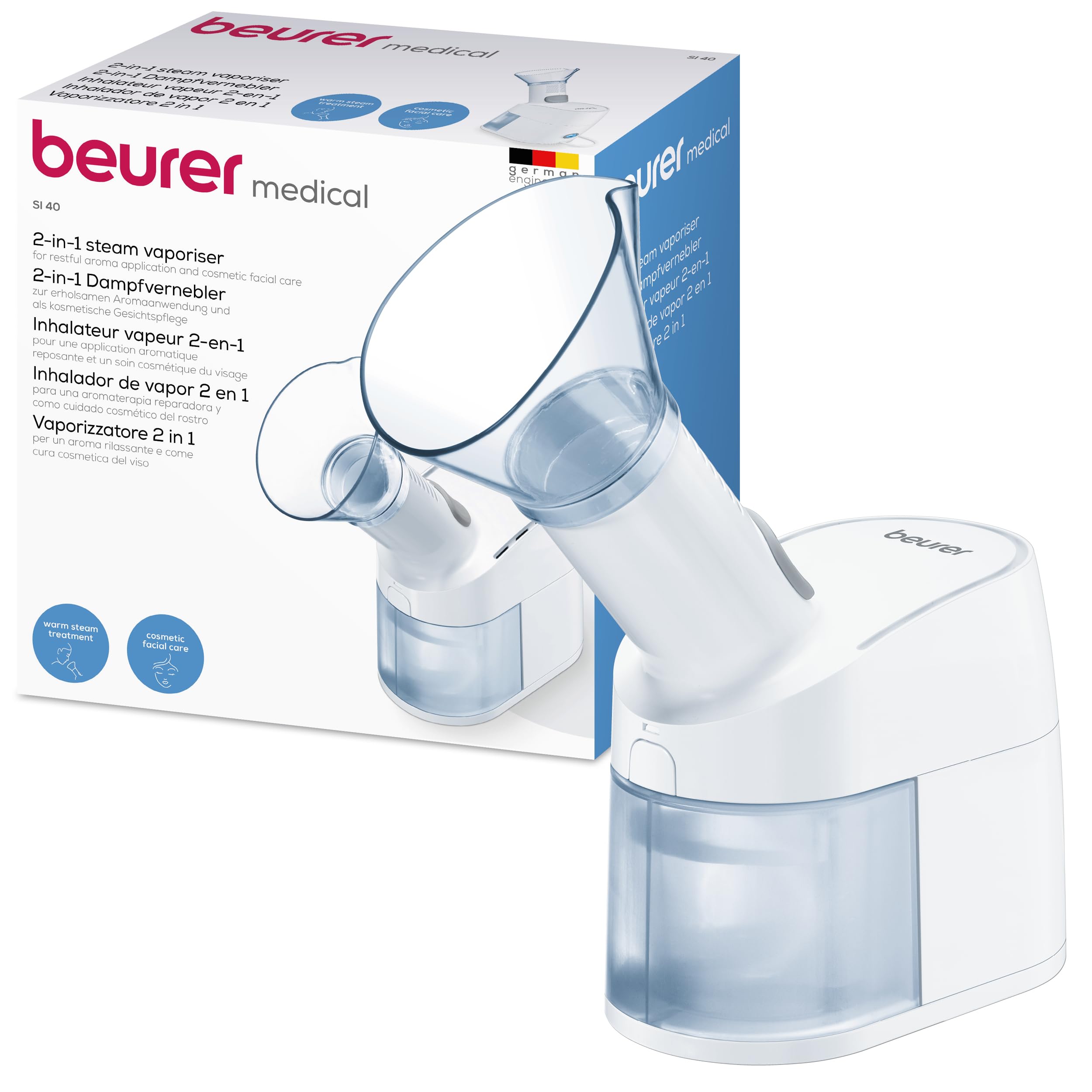 beurer-si-40-nebulizzatore-a-vapore-per-raffreddore-e-aromaterapia image 1