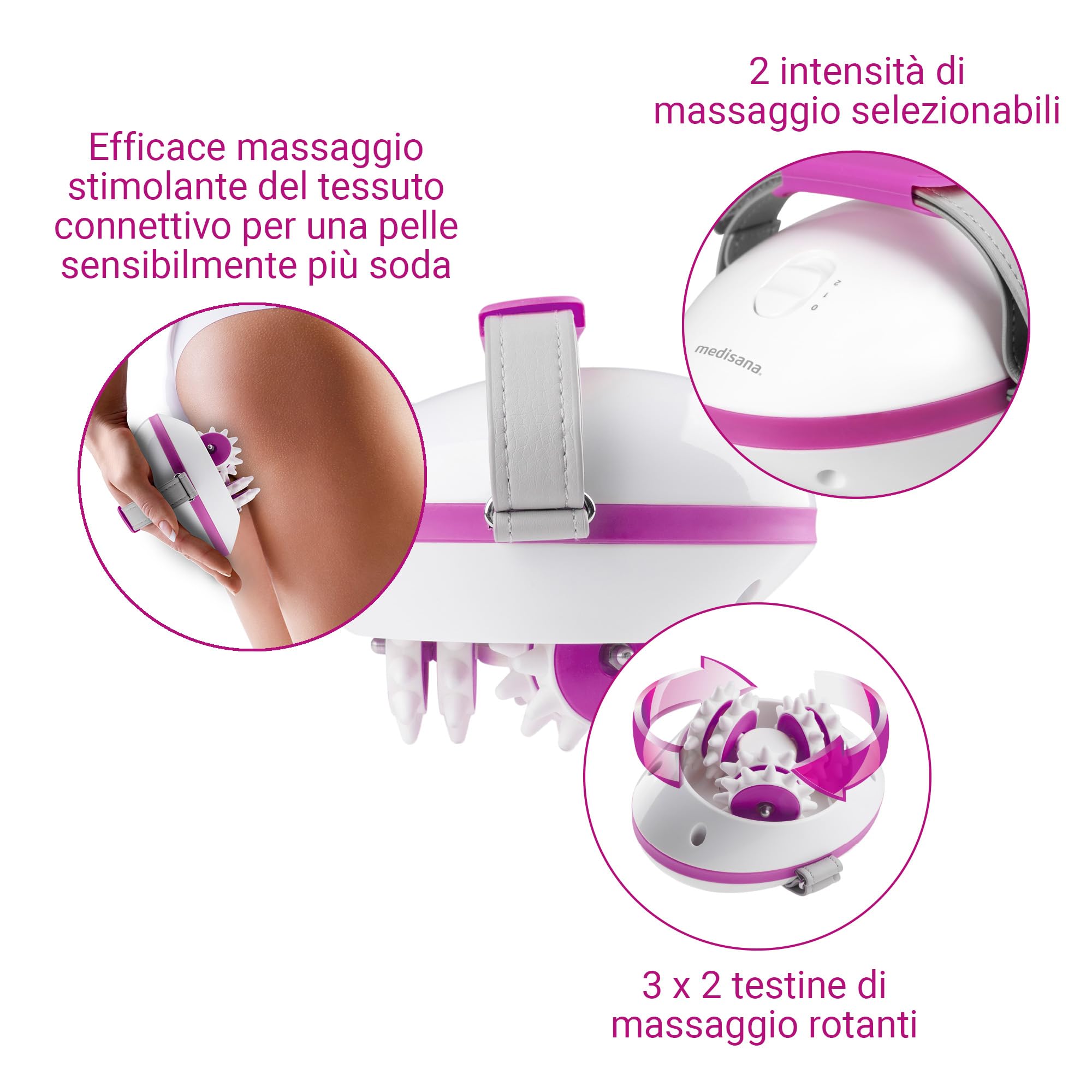medisana-ac-850-massaggiatore-anticellulite-6-rulli-rotanti-2-intensit image 3