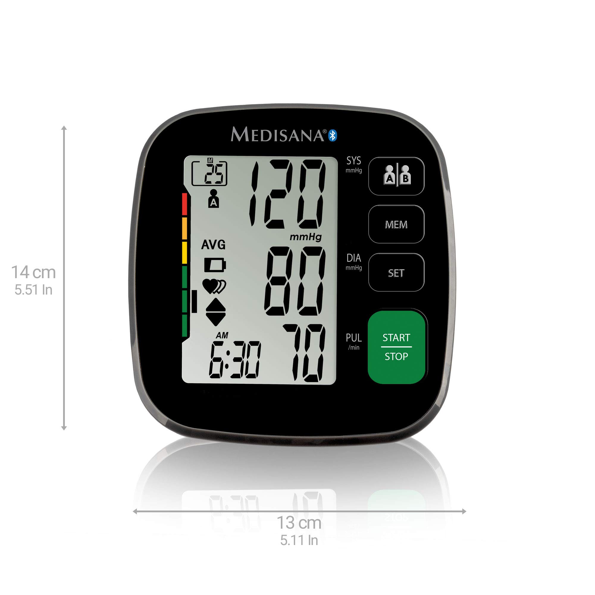 medisana-bu-546-connect-sfigmomanometro-da-braccio-con-bluetooth-e-app-misurazio image 2