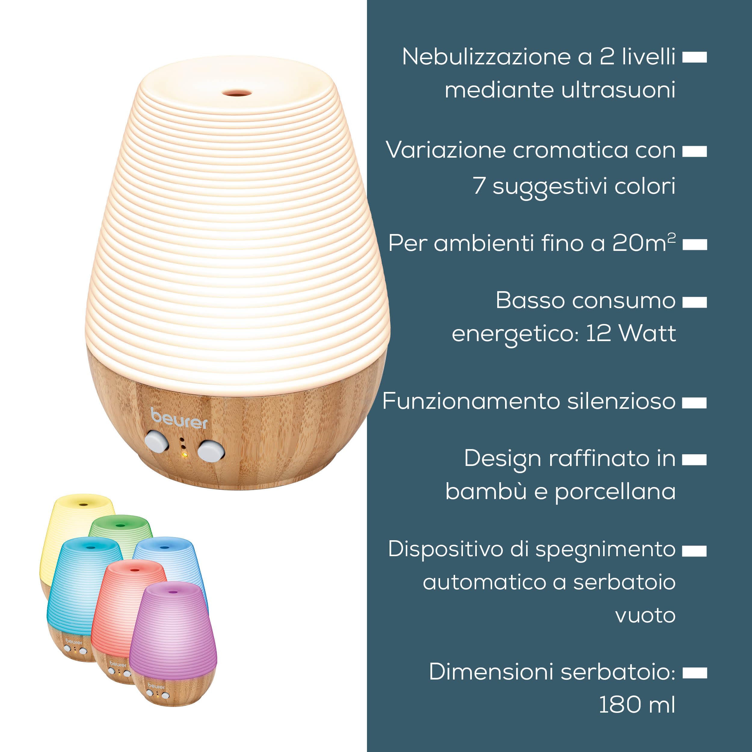 beurer-la-40-diffusore-aromatico-ultrasuoni-con-led-7-colori image 7