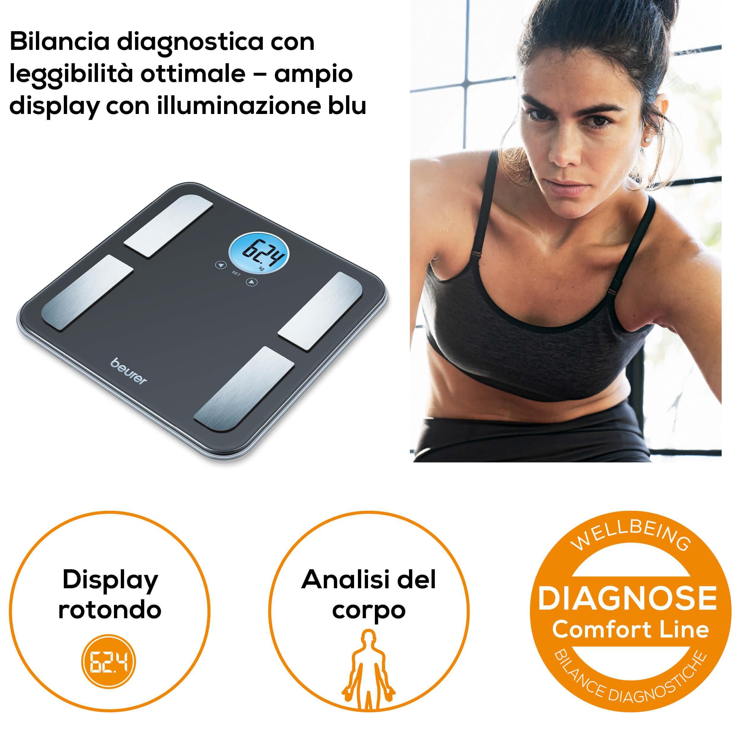 beurer-bf-195-bilancia-diagnostica-in-vetro-con-display-lcd-rotondo image 3