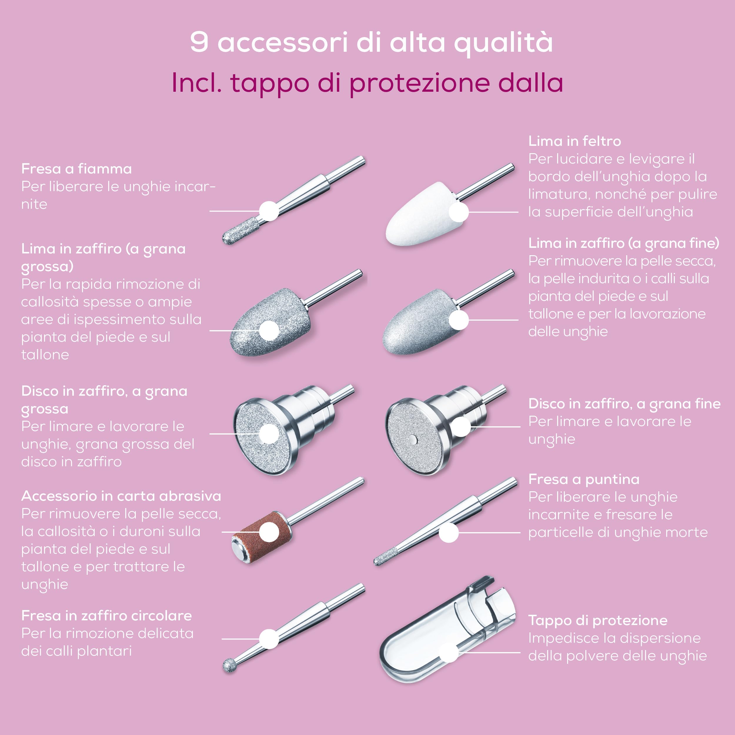 beurer-mp-100-set-professionale-manicure-e-pedicure-con-10-accessori-e-30-punte- image 7