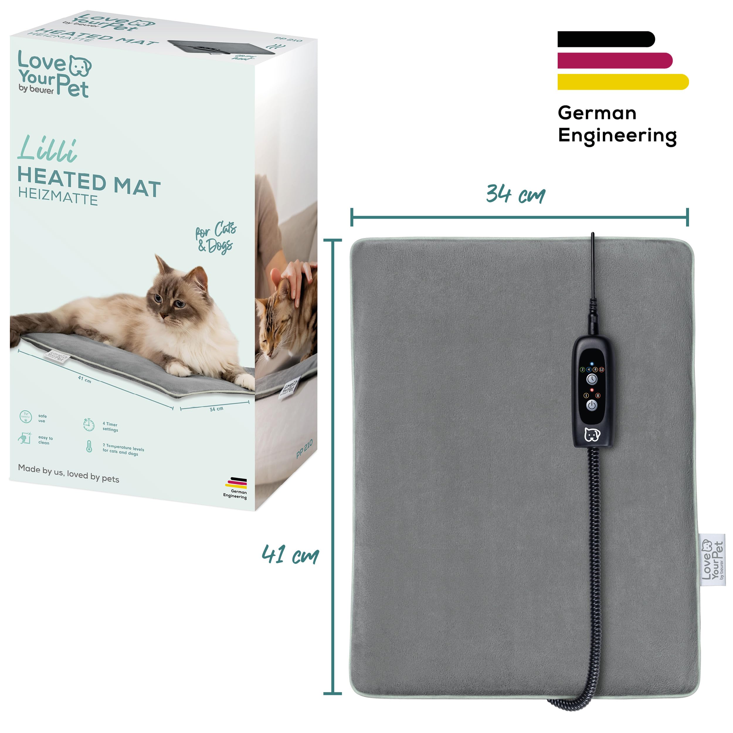 beurer-love-your-pet-tappetino-riscaldante-lilli-per-cani-e-gatti-taglia-s-41x34 image 8