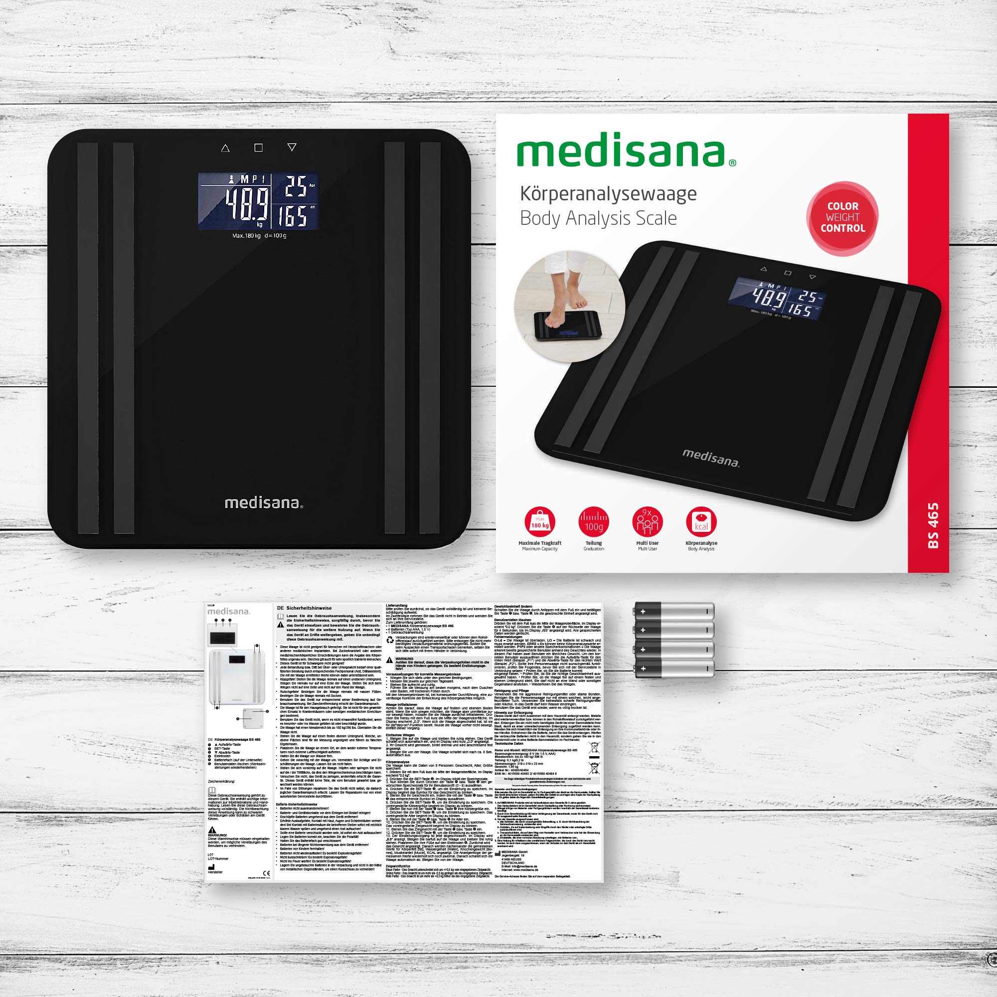 medisana-bs-465-bilancia-per-analisi-corporea-con-indicatore-luminoso-180-kg-8-u image 7