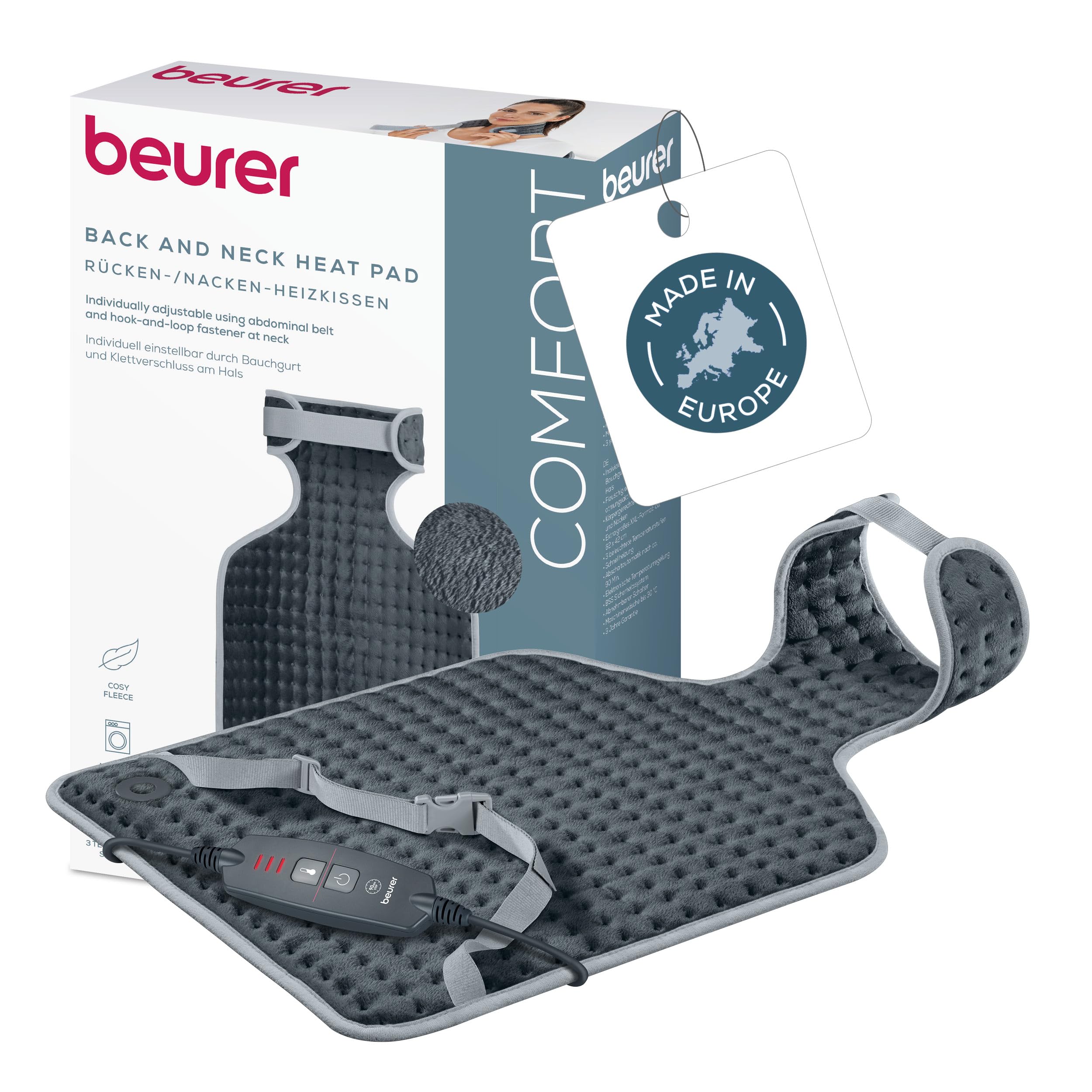 beurer-hk-64-termoforo-riscaldante-anatomico-con-3-livelli-di-calore-e-cintura-a image 1