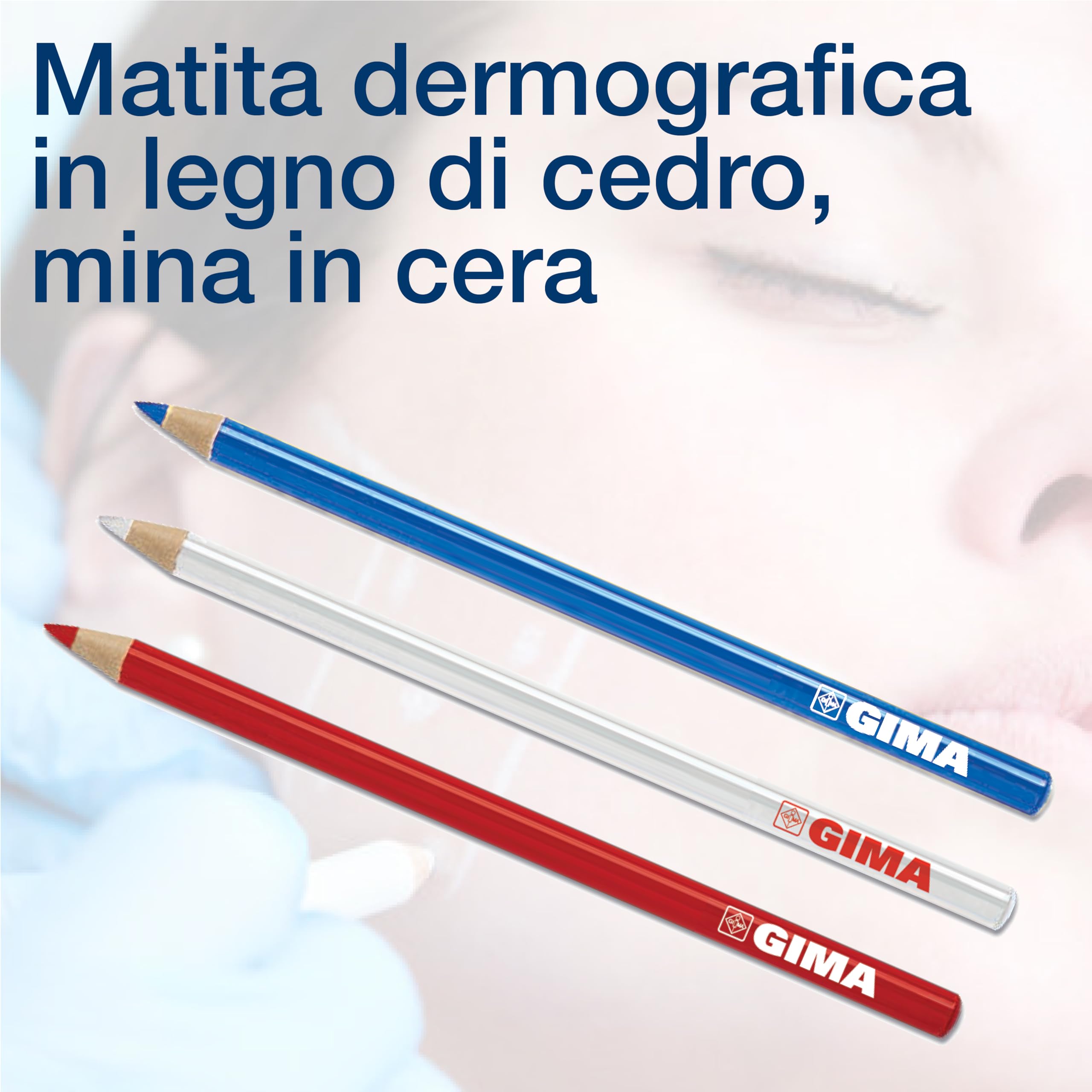 gima-33175-matita-dermatologica-confezione-da-6-con-temperino image 2