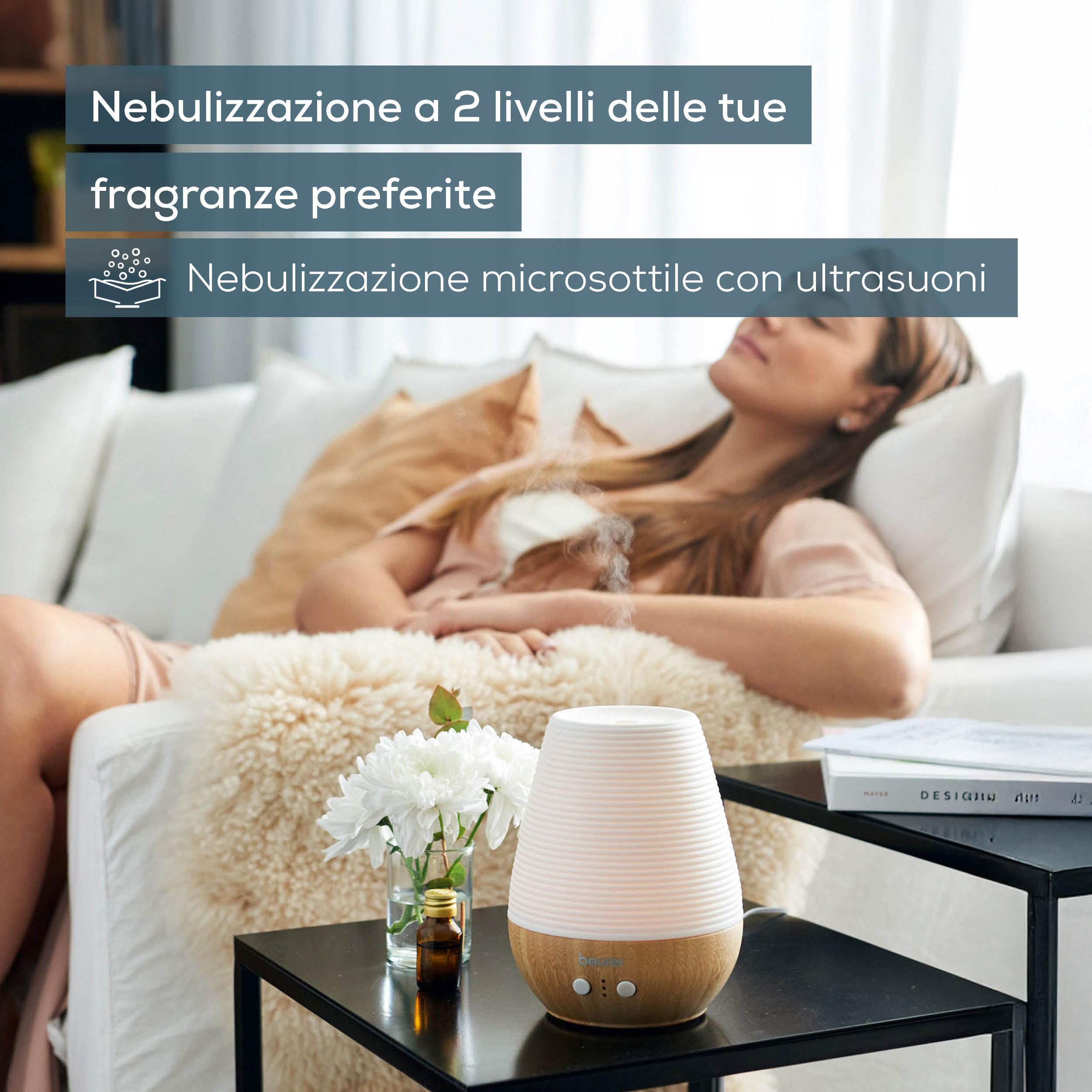 beurer-la-40-diffusore-aromatico-ultrasuoni-con-led-7-colori image 2