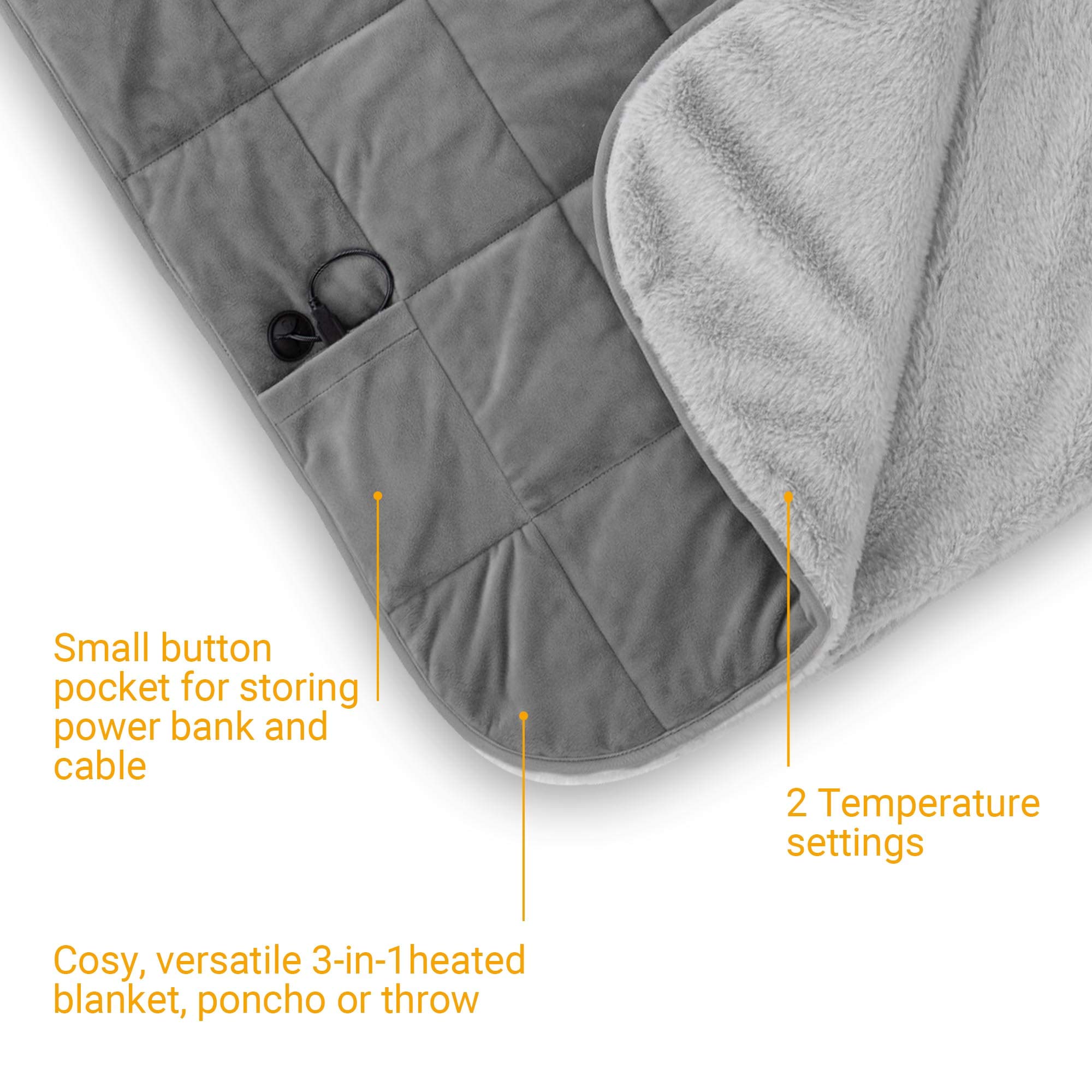 medisana-hb-674-coperta-riscaldata-3in1-trapunta-e-poncho-con-powerbank-lavabile image 5