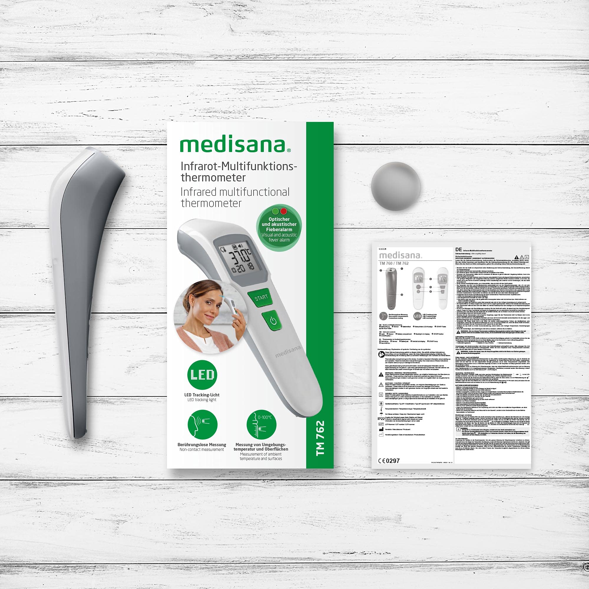 medisana-tm-762-termometro-digitale-a-infrarossi-per-fronte-neonati-bambini-e-ad image 6