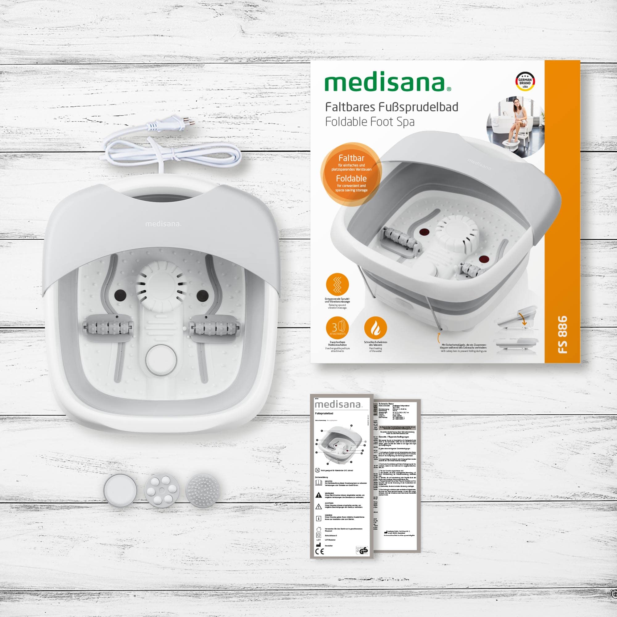 medisana-fs-886-pediluvio-pieghevole-con-massaggio-a-bolle-e-vibrazione image 6