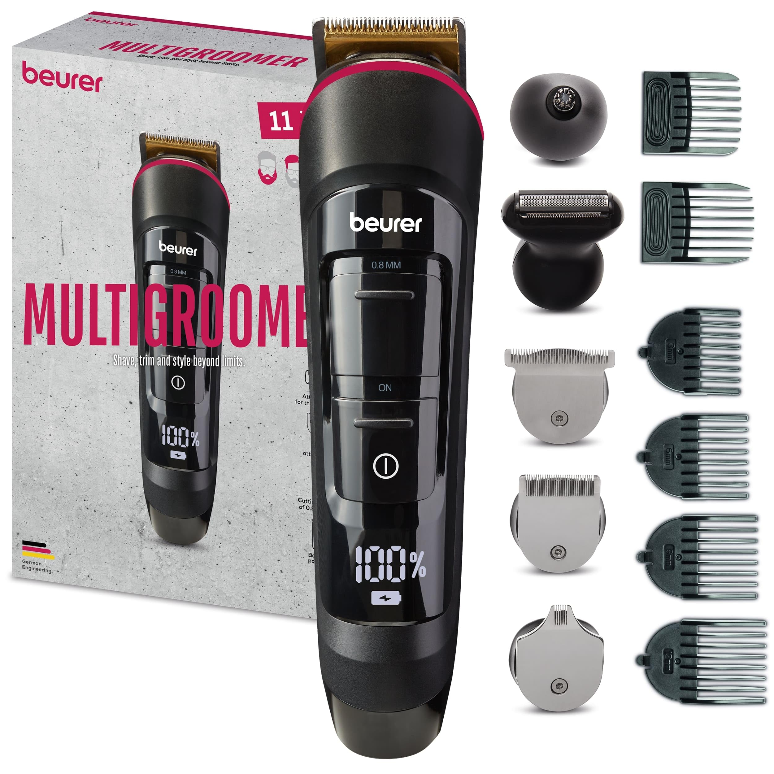 beurer-mn9x-multigroomer-11-in-1-regolabarba-tagliacapelli-body-trimmer-e-rasoio image 1