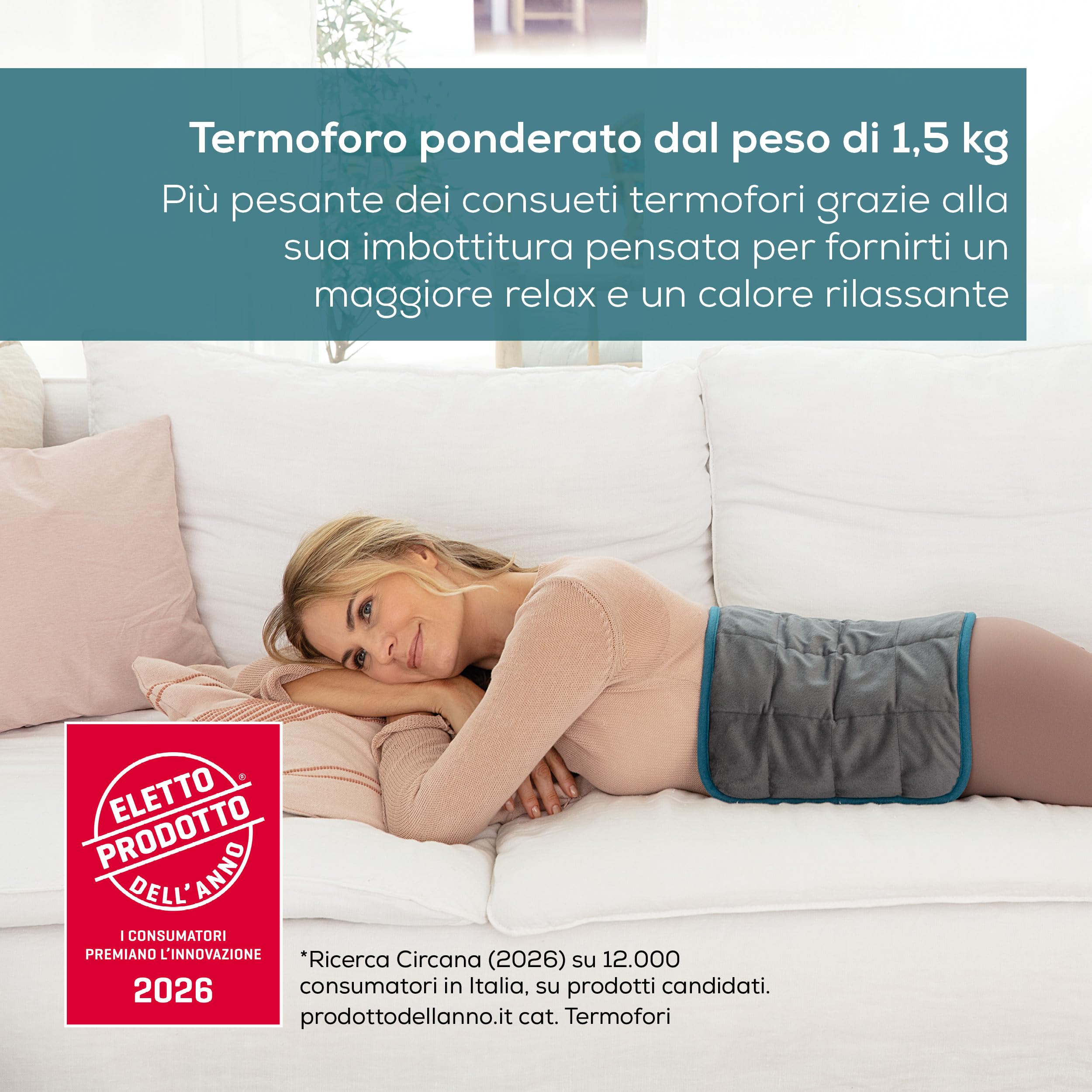 beurer-hk-145-cosy-weight-cuscino-termico-ponderato-con-perle-di-vetro-6-livelli image 2