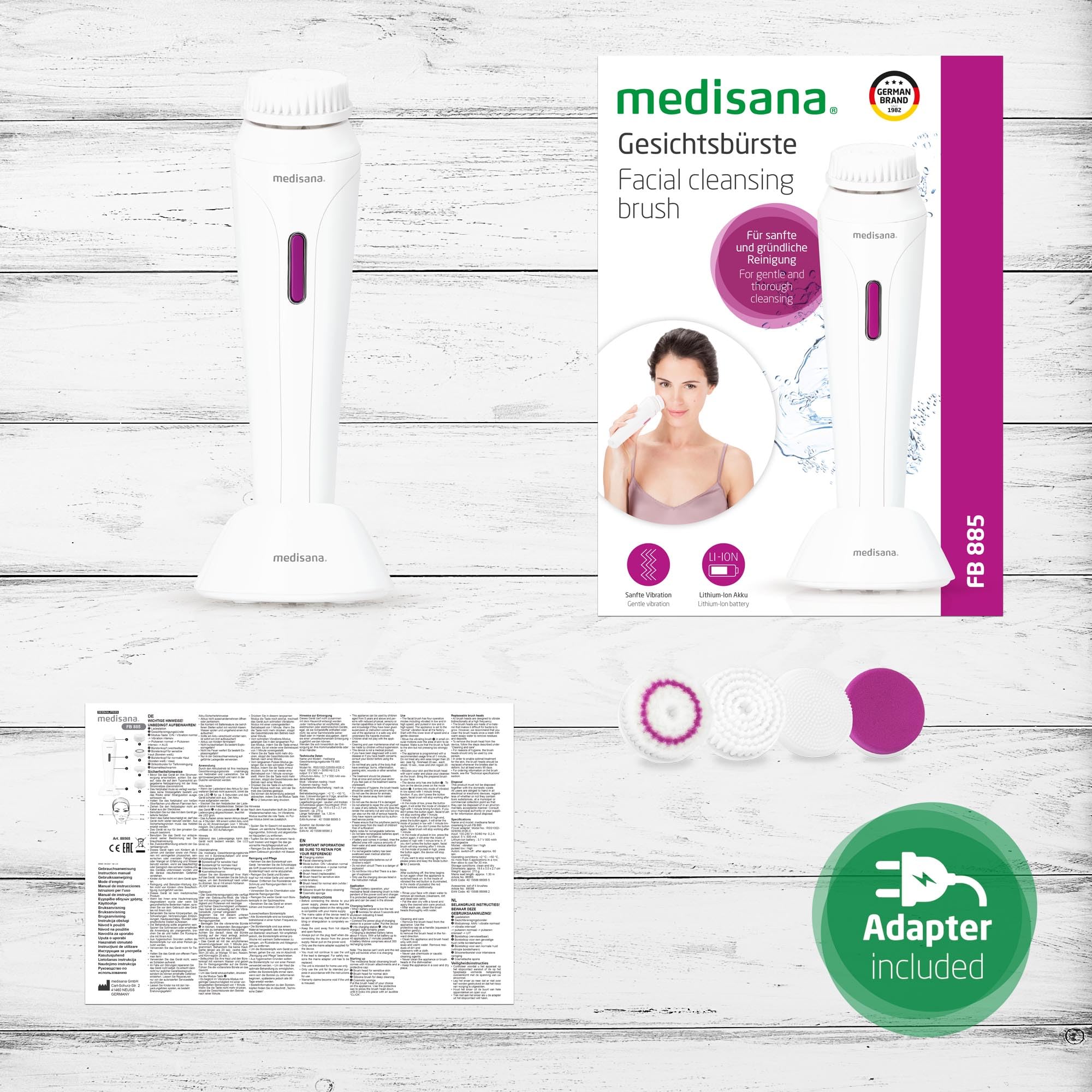 medisana-fb-885-spazzola-per-la-pulizia-del-viso-elettrica-con-4-velocit image 6