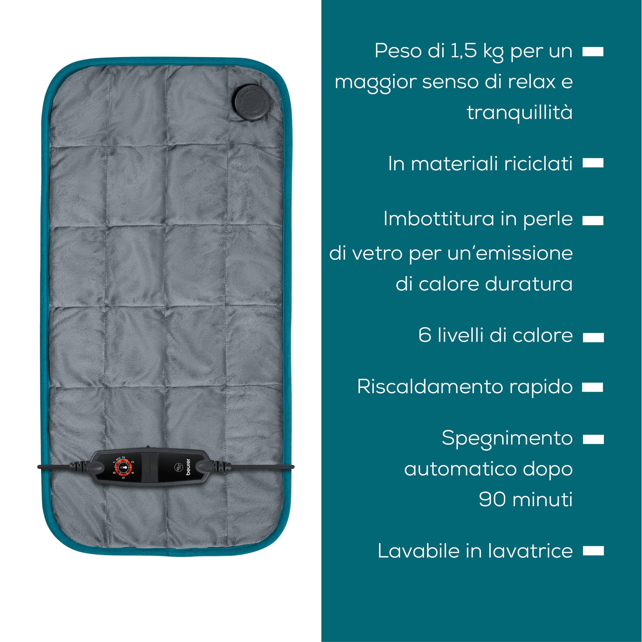 beurer-hk-145-cosy-weight-cuscino-termico-ponderato-con-perle-di-vetro-6-livelli image 6