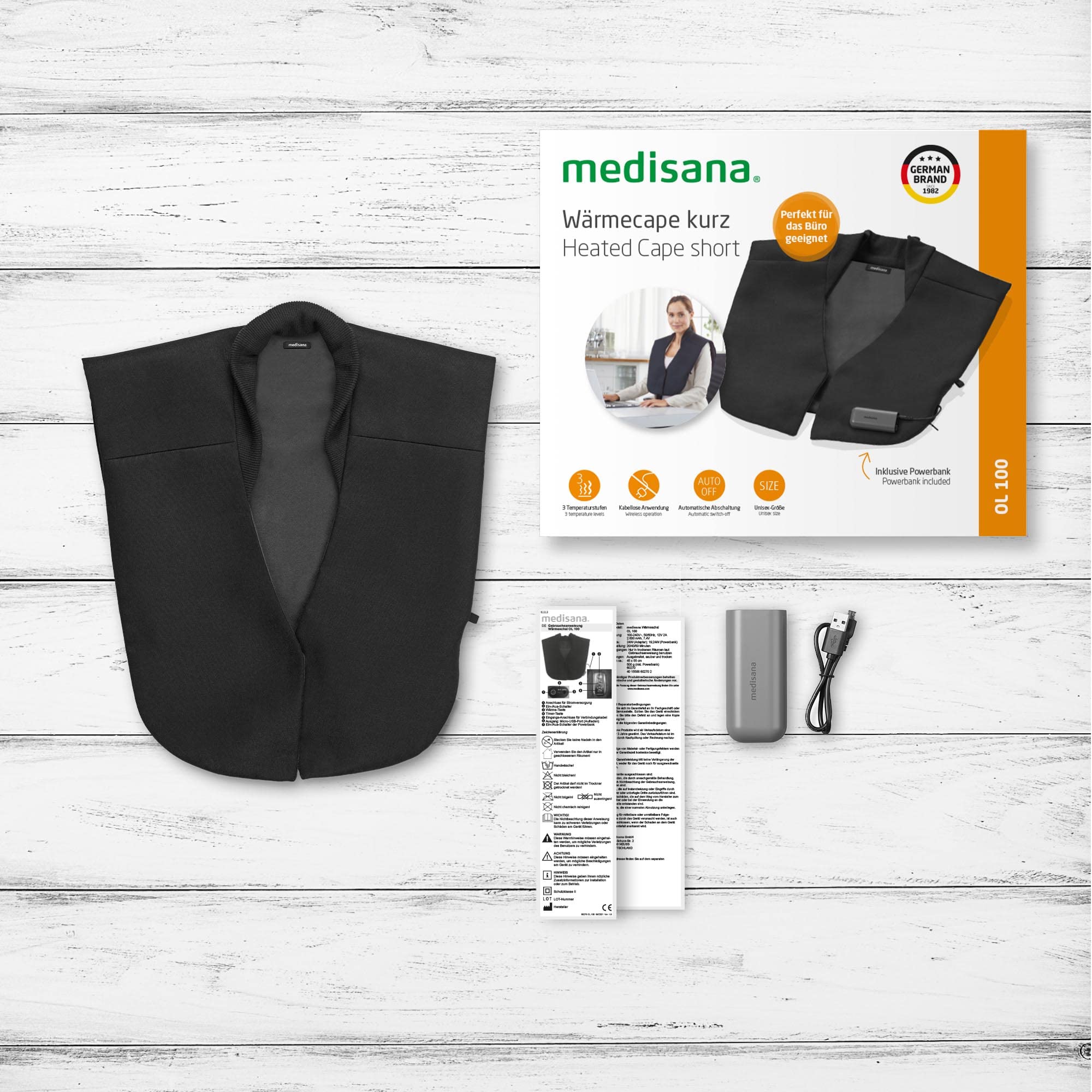 medisana-ol-100-riscaldamento-cappa-cordless-con-powerbank image 6