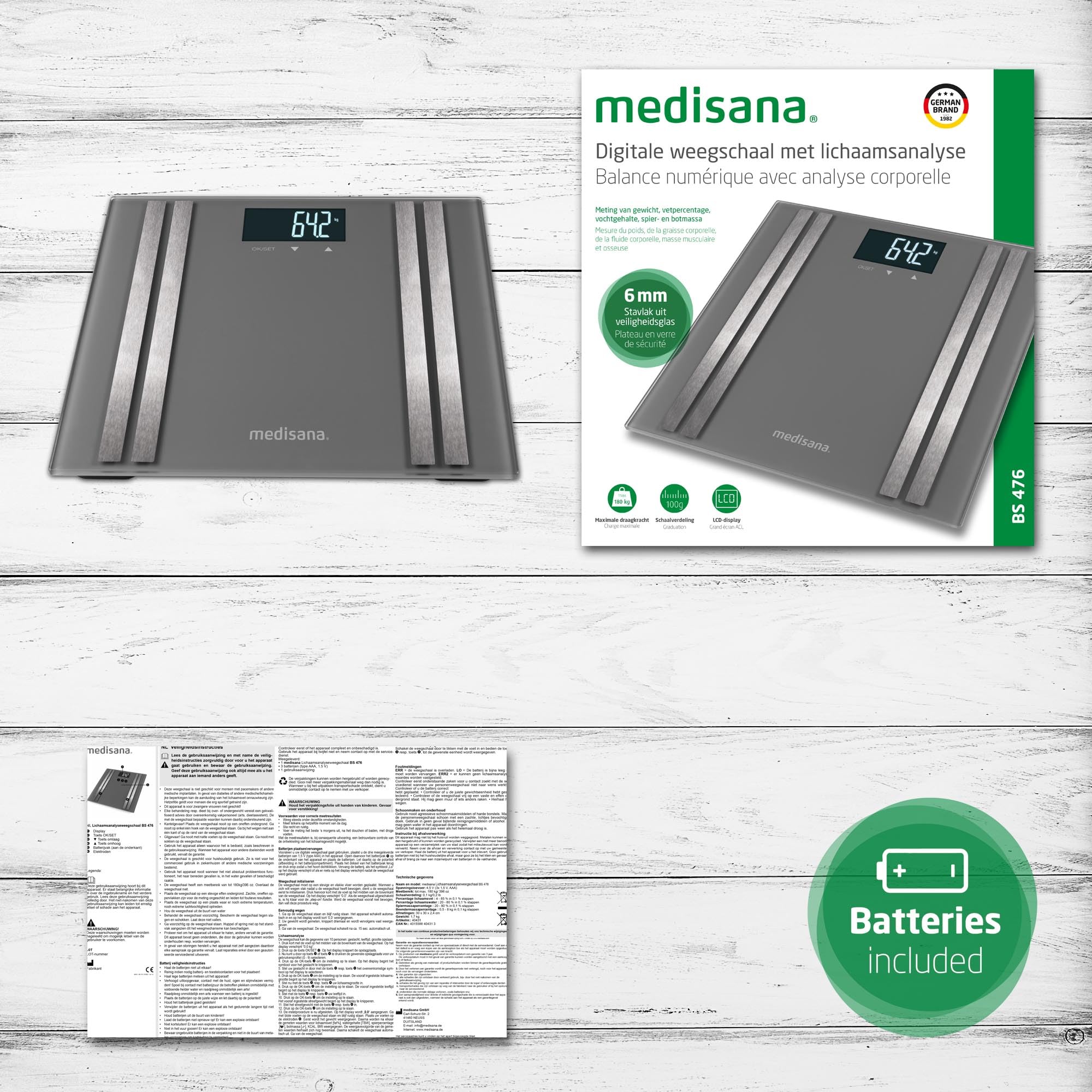 medisana-bs-476-bilancia-analisi-corporea-digitale-con-grassi-muscoli-e-ossa image 6