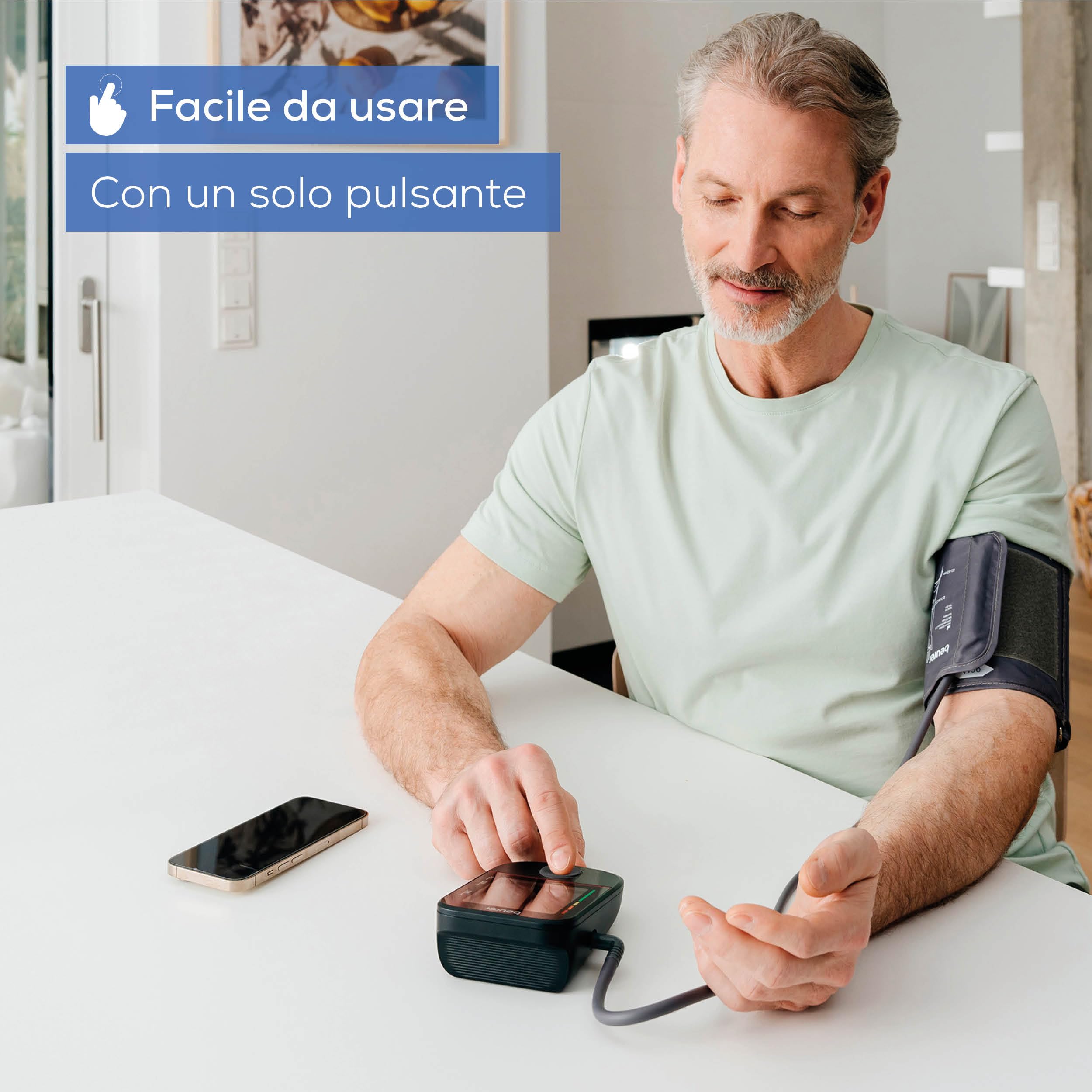 misuratore-di-pressione-da-braccio-beurer-bm-48-con-app-e-bluetooth-comando-a-1- image 2