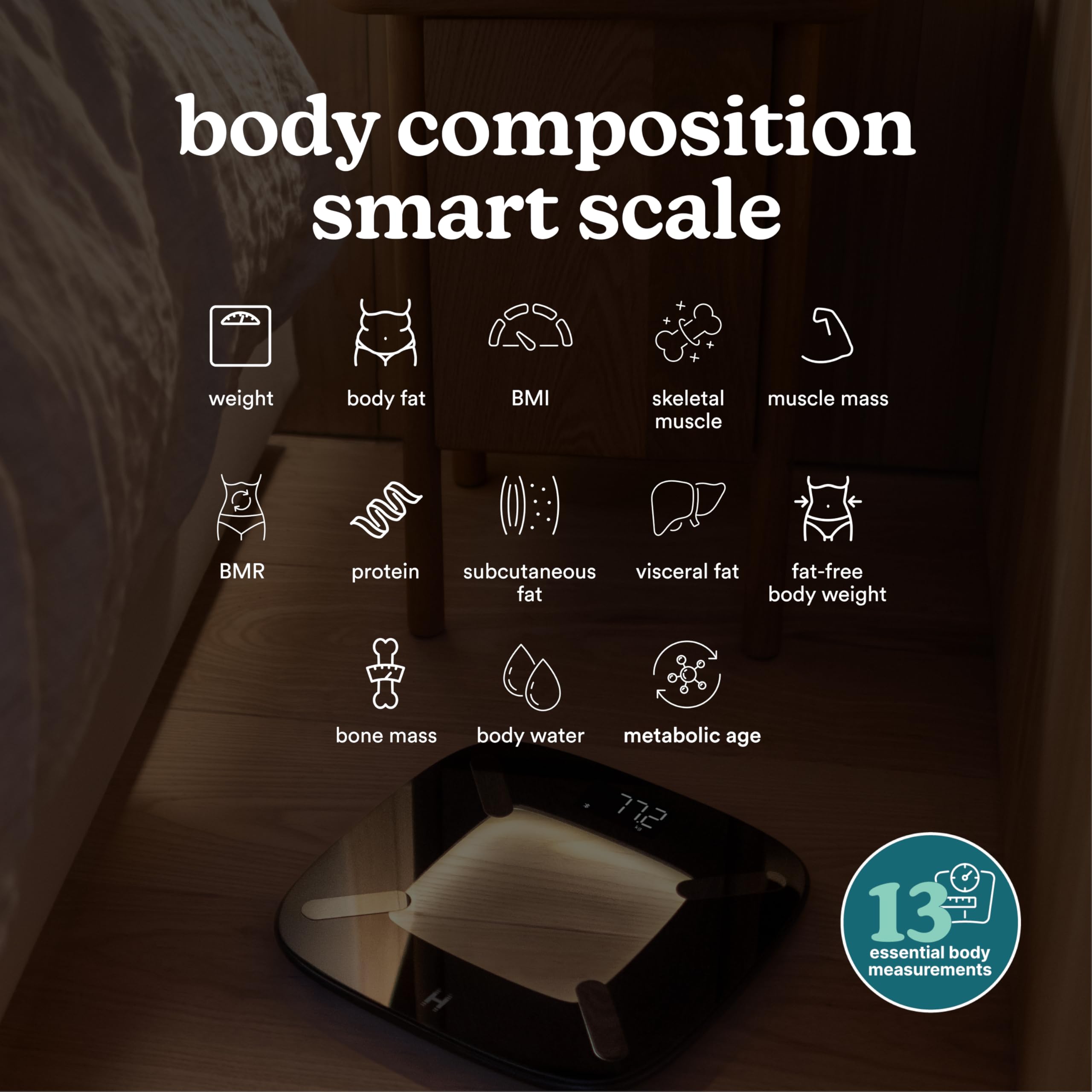 homedics-glo-body-analyser-bilancia-pesapersone-con-luce-e-sensore-di-movimento- image 6