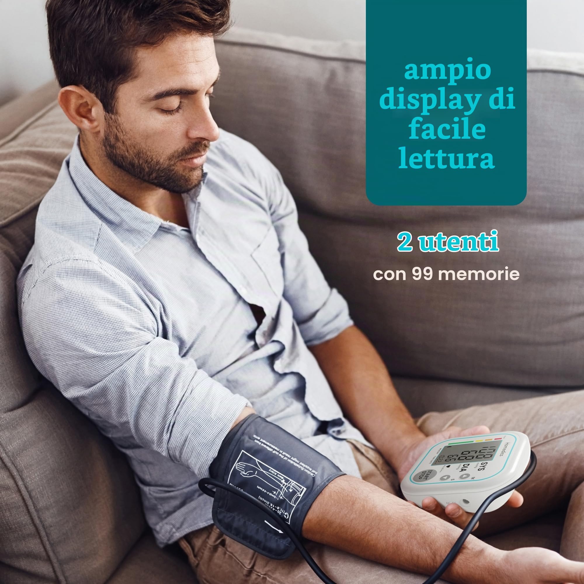homedics-misuratore-di-pressione-automatico-da-braccio image 4