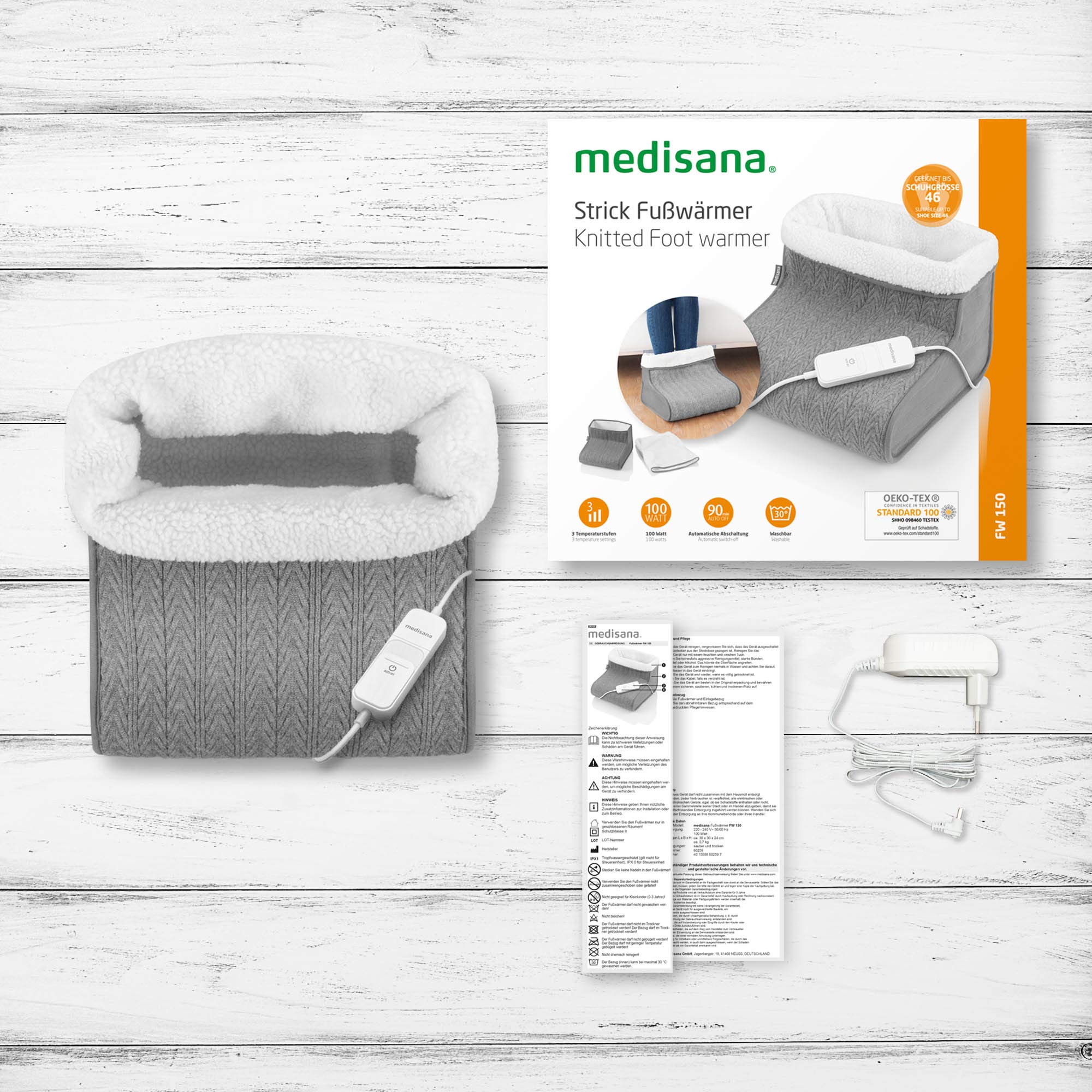 medisana-fw-150-scaldapiedi-elettrico-in-maglia-3-livelli-di-calore image 7