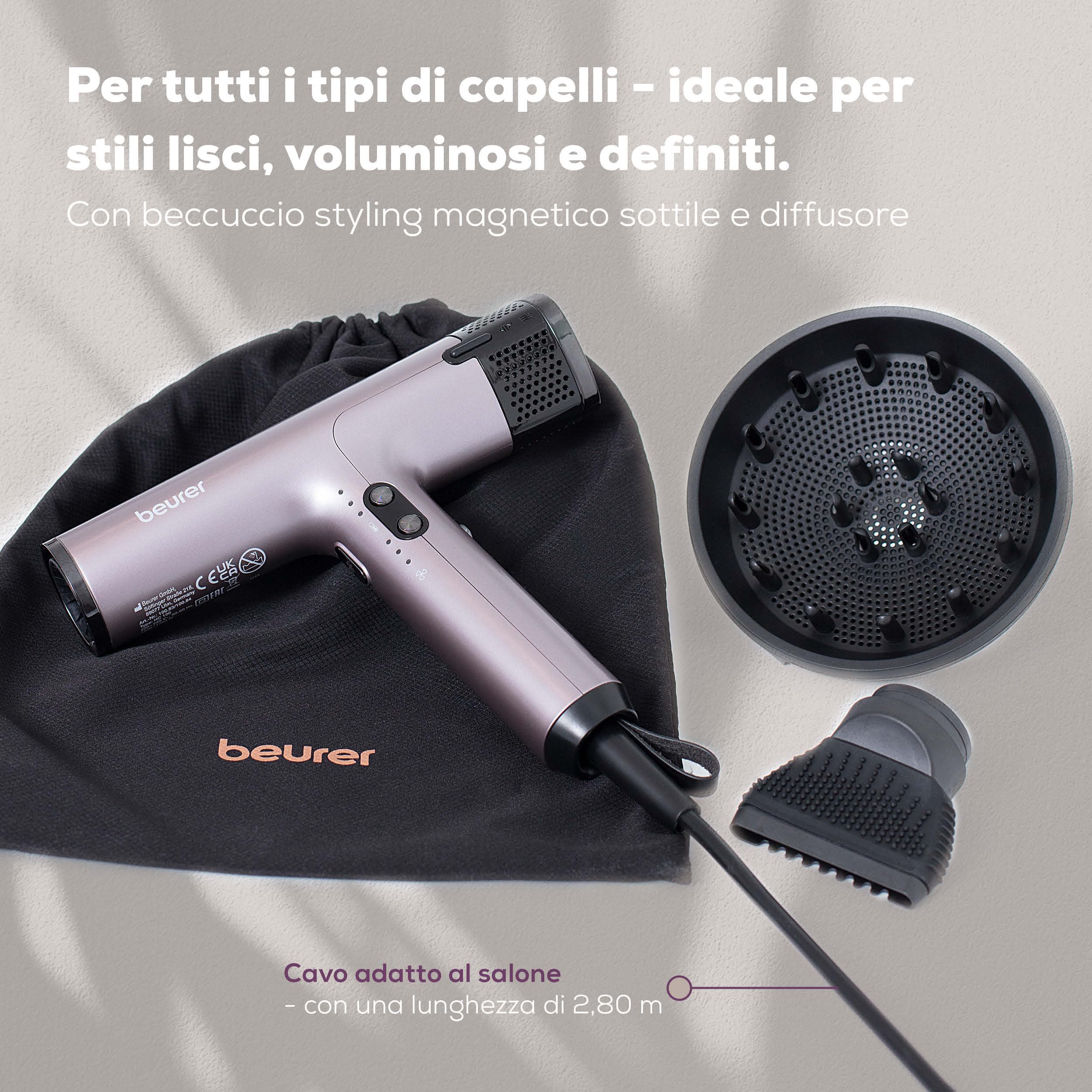 beurer-hc-100-asciugacapelli-1700w-con-funzione-memory-e-accessori-magnetici image 6