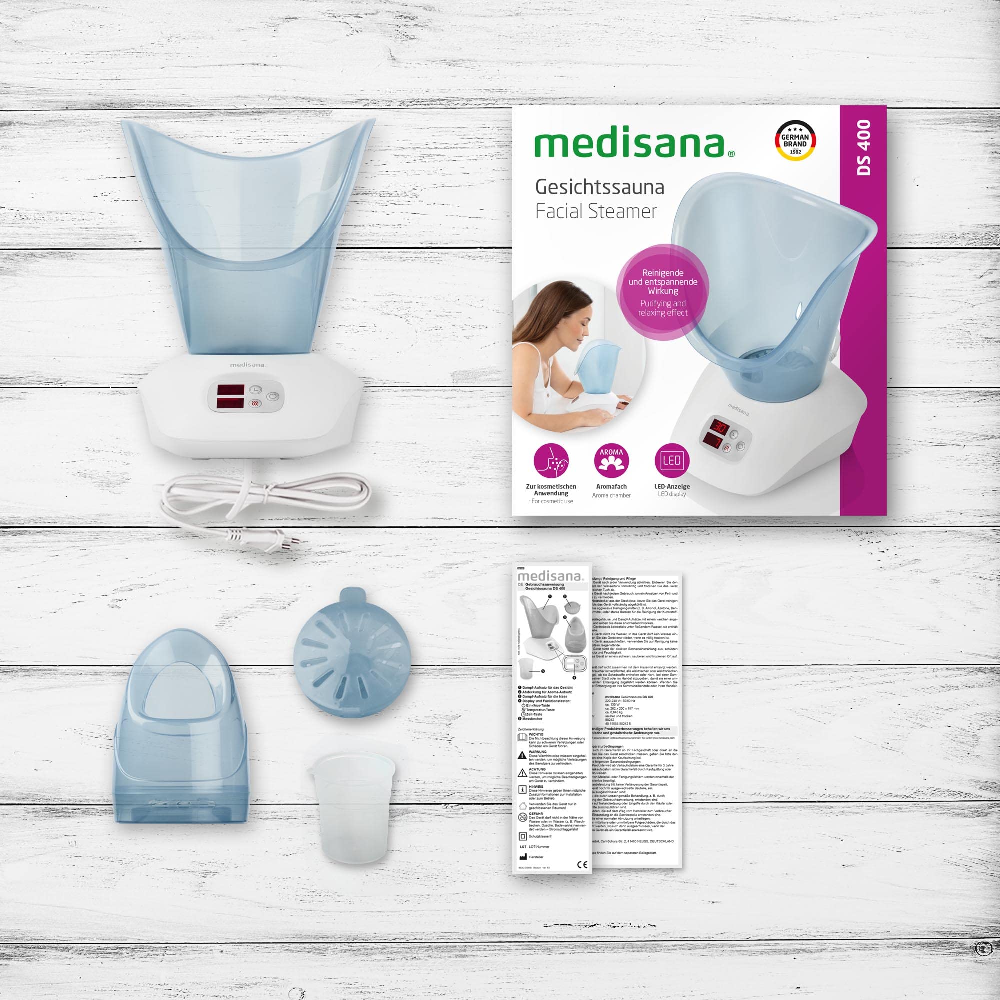 medisana-ds-400-sauna-facciale-a-vapore-con-timer-e-serbatoio-aromatico image 6