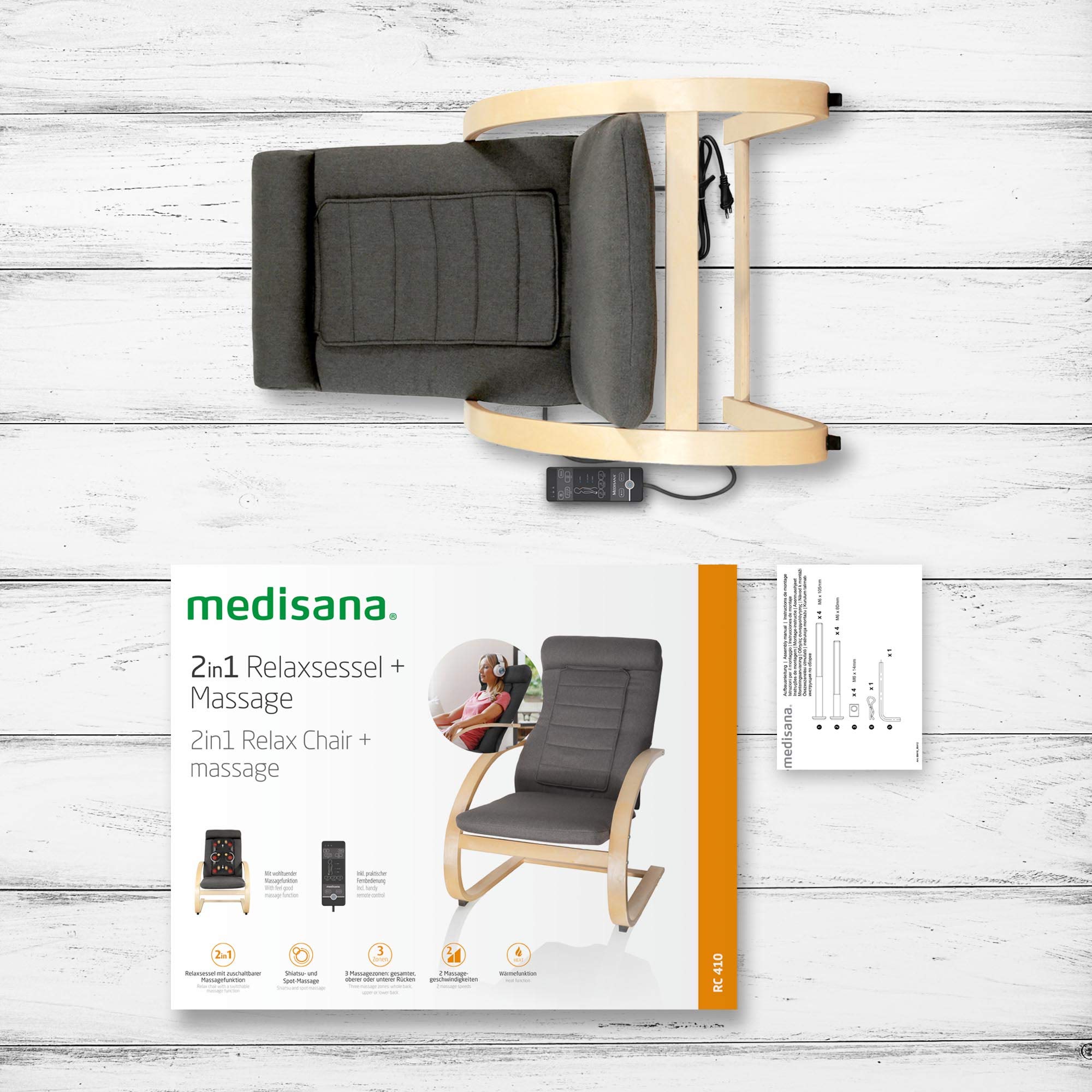 poltrona-massaggiante-medisana-rc-410-con-shiatsu-e-calore image 7