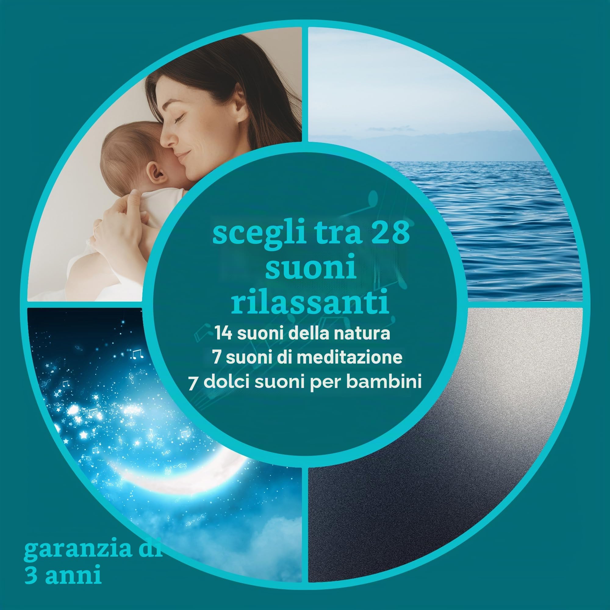 homedics-soundsleep-aura-macchina-del-rumore-bianco-per-neonati-e-bambini-con-14 image 2