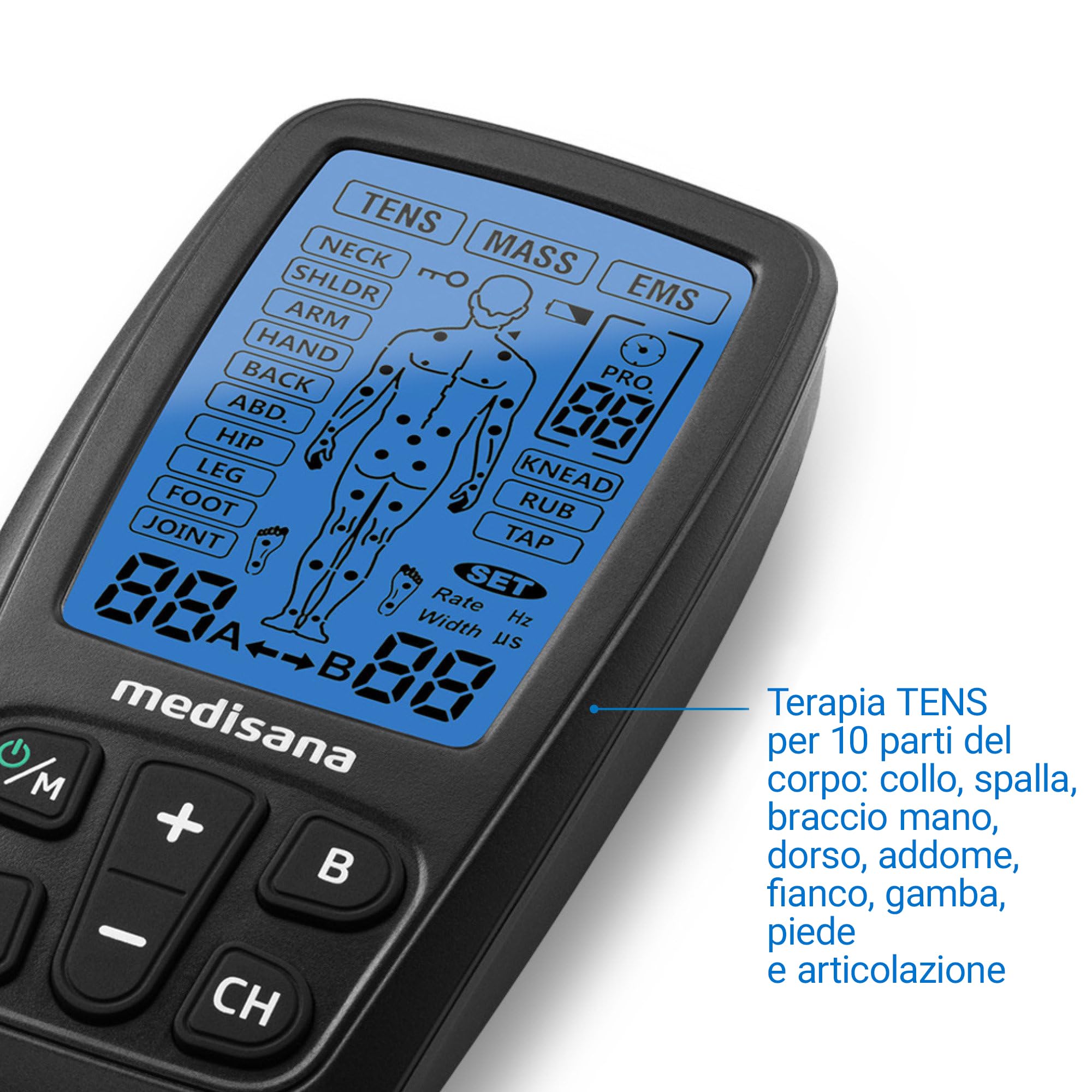 medisana-tt-205-dispositivo-tens-ems-elettrostimolatore-60-programmi image 5