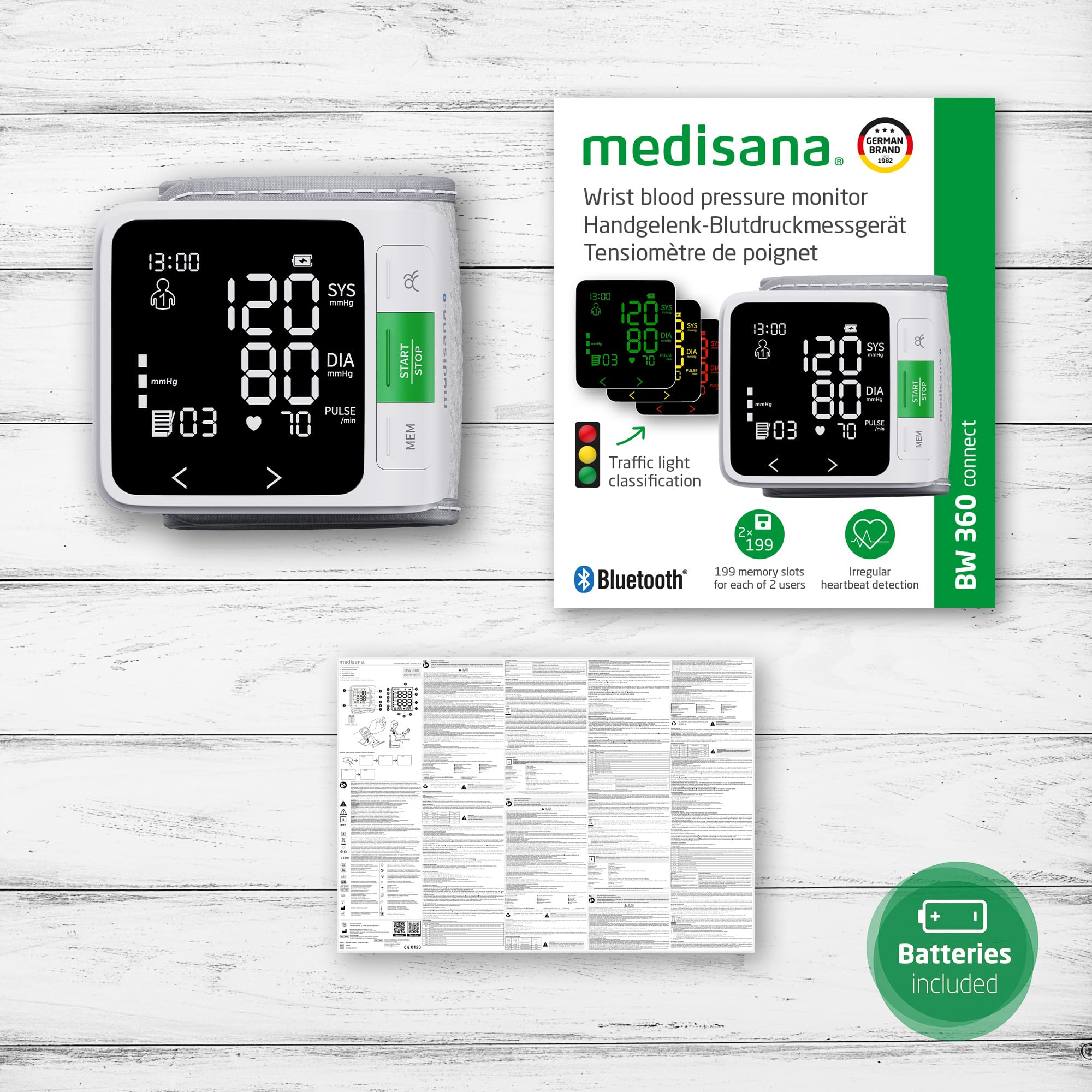 medisana-bw-360-misuratore-di-pressione-da-polso-bluetooth-con-app-scala-a-semaf image 5