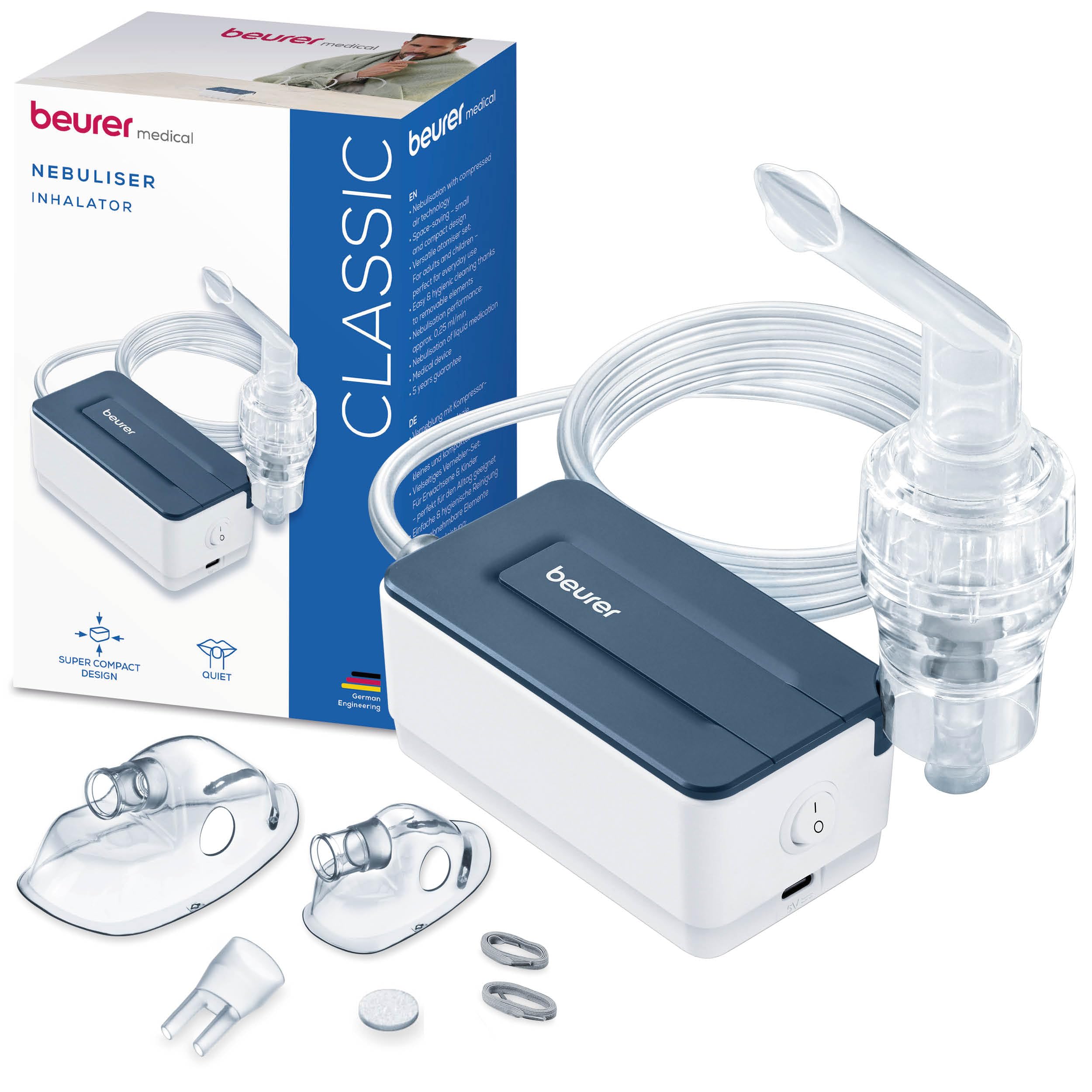 beurer-ih-15-aerosol-compressore-portatile-per-vie-respiratorie-compatto-e-silen image 1