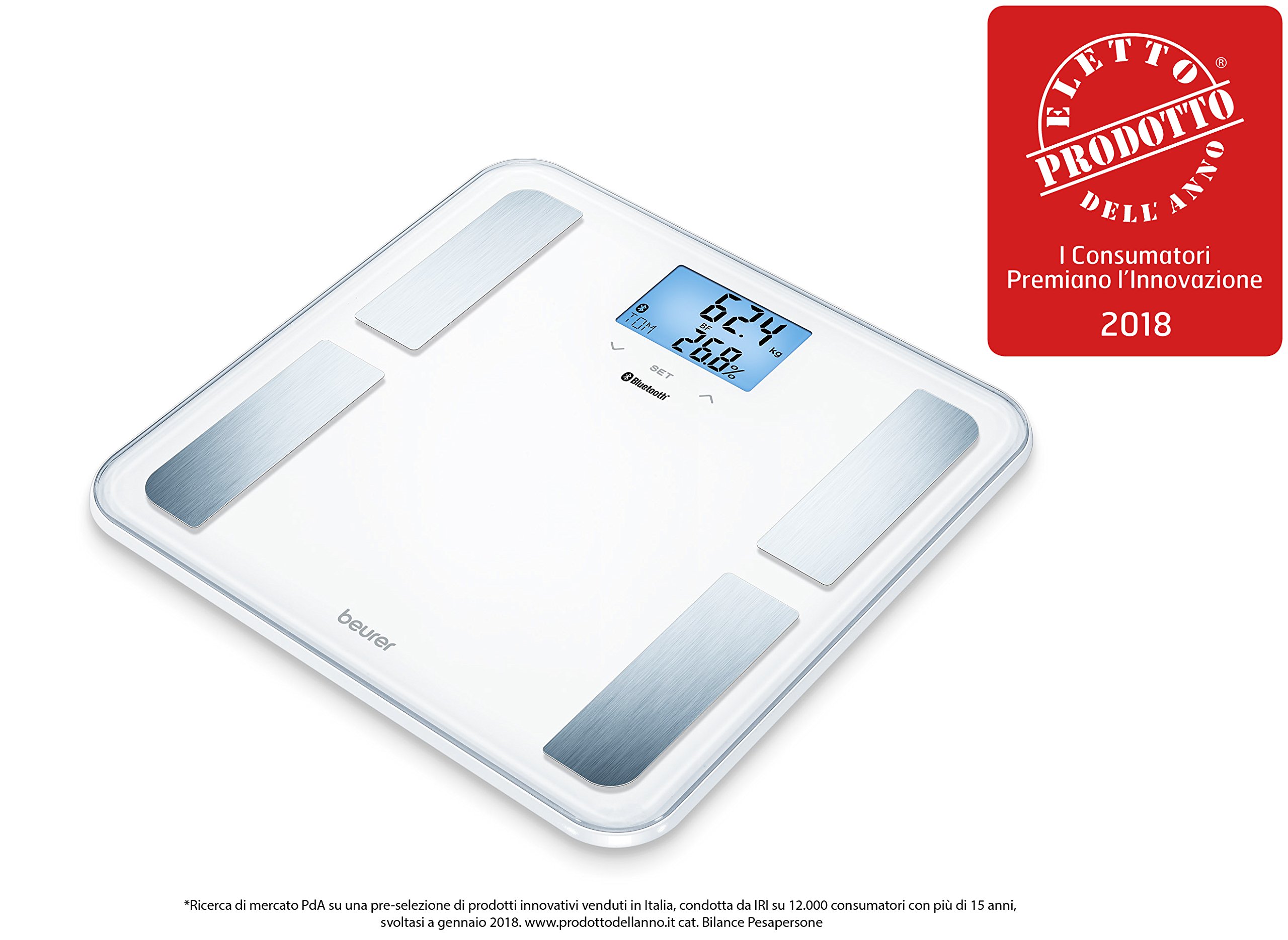beurer-bf-850-bilancia-diagnostica-bluetooth-bianco image 2