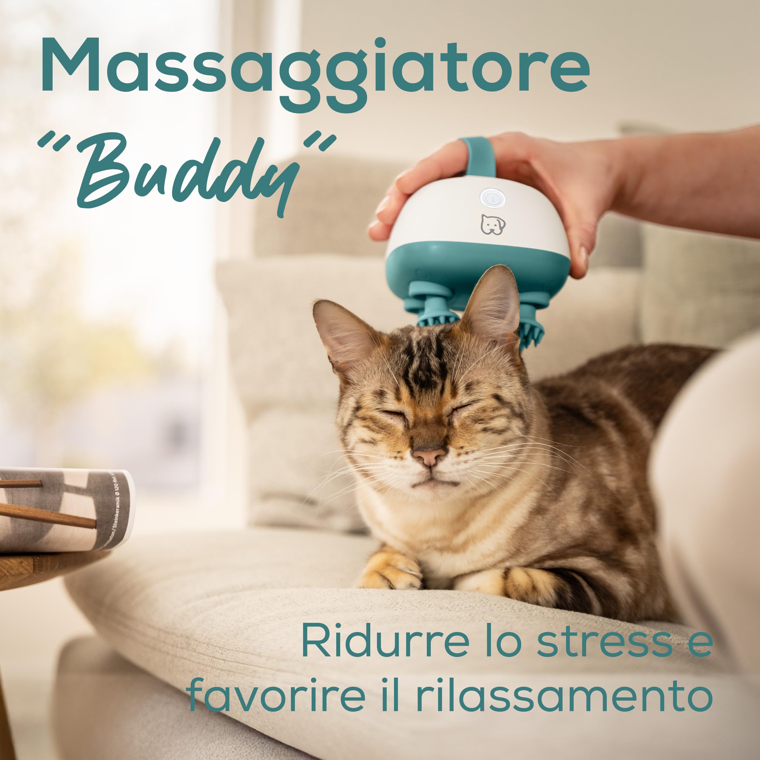 beurer-love-your-pet-massaggiatore-buddy-per-cani-e-gatti-4-testine-in-silicone- image 2