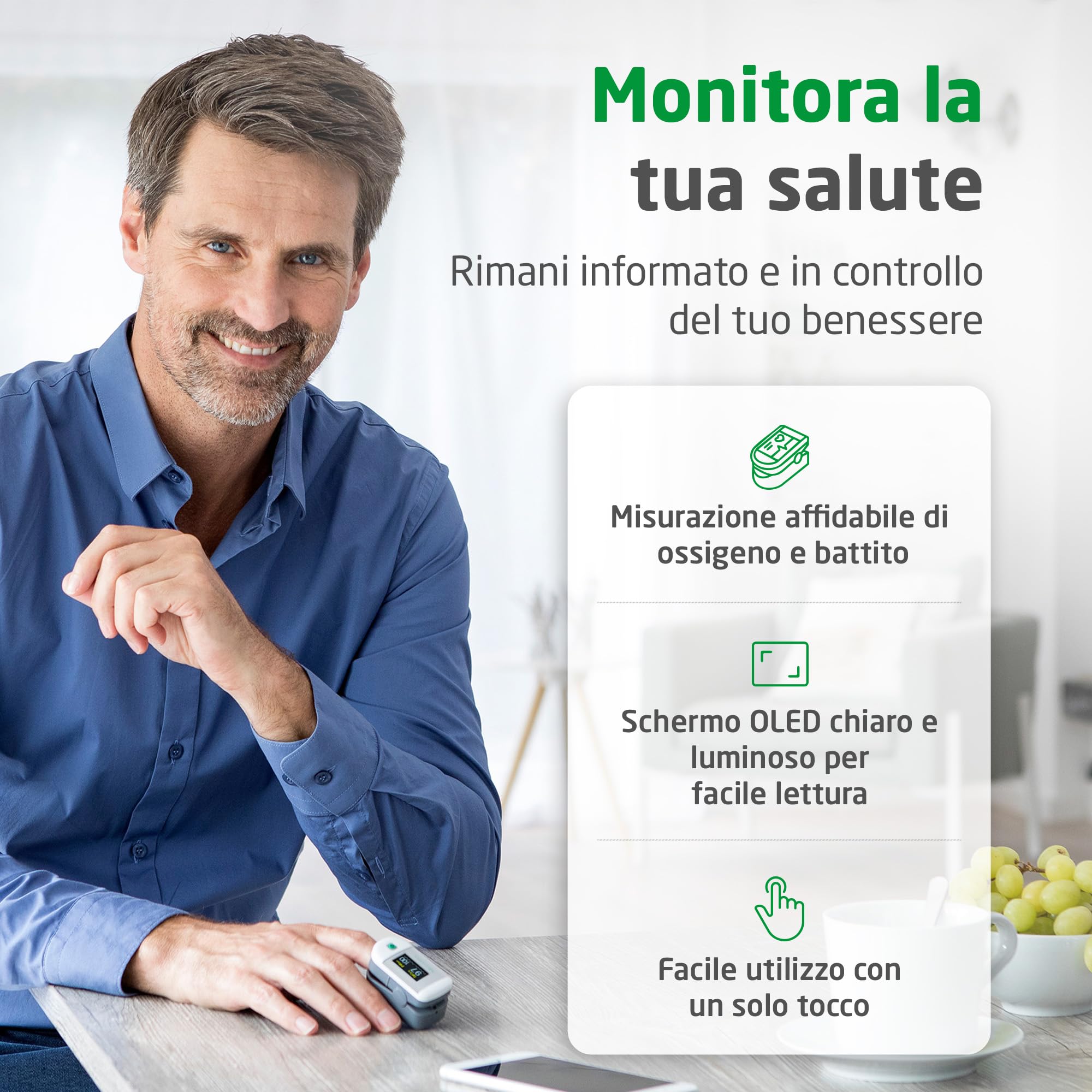 medisana-pm-100-pulsossimetro-da-dito-con-display-oled image 3