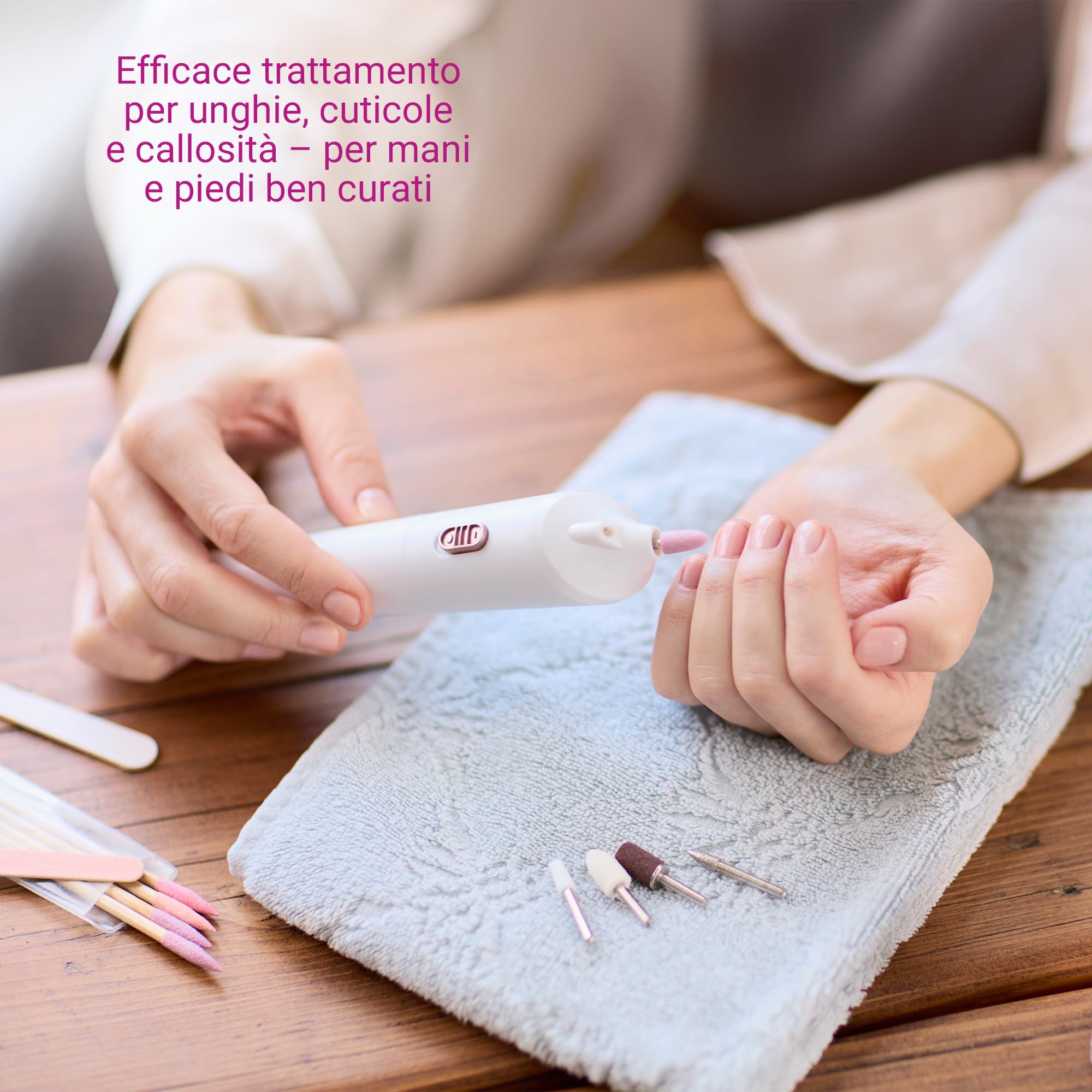 medisana-mp-900-set-elettrico-manicure-e-pedicure-ricaricabile-con-lima-per-ungh image 3