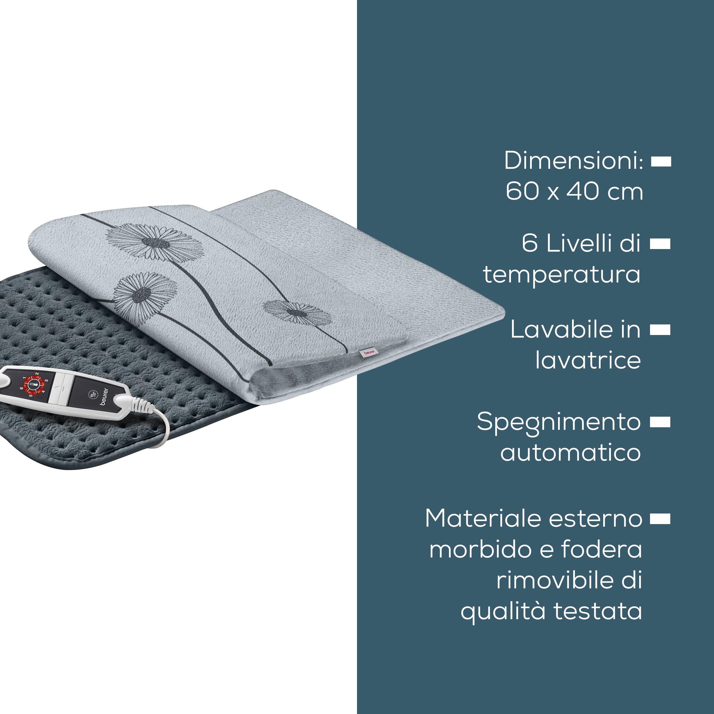 beurer-hk-125-cosy-termoforo-xxl-con-6-livelli-di-temperatura-e-riscaldamento-ra image 7