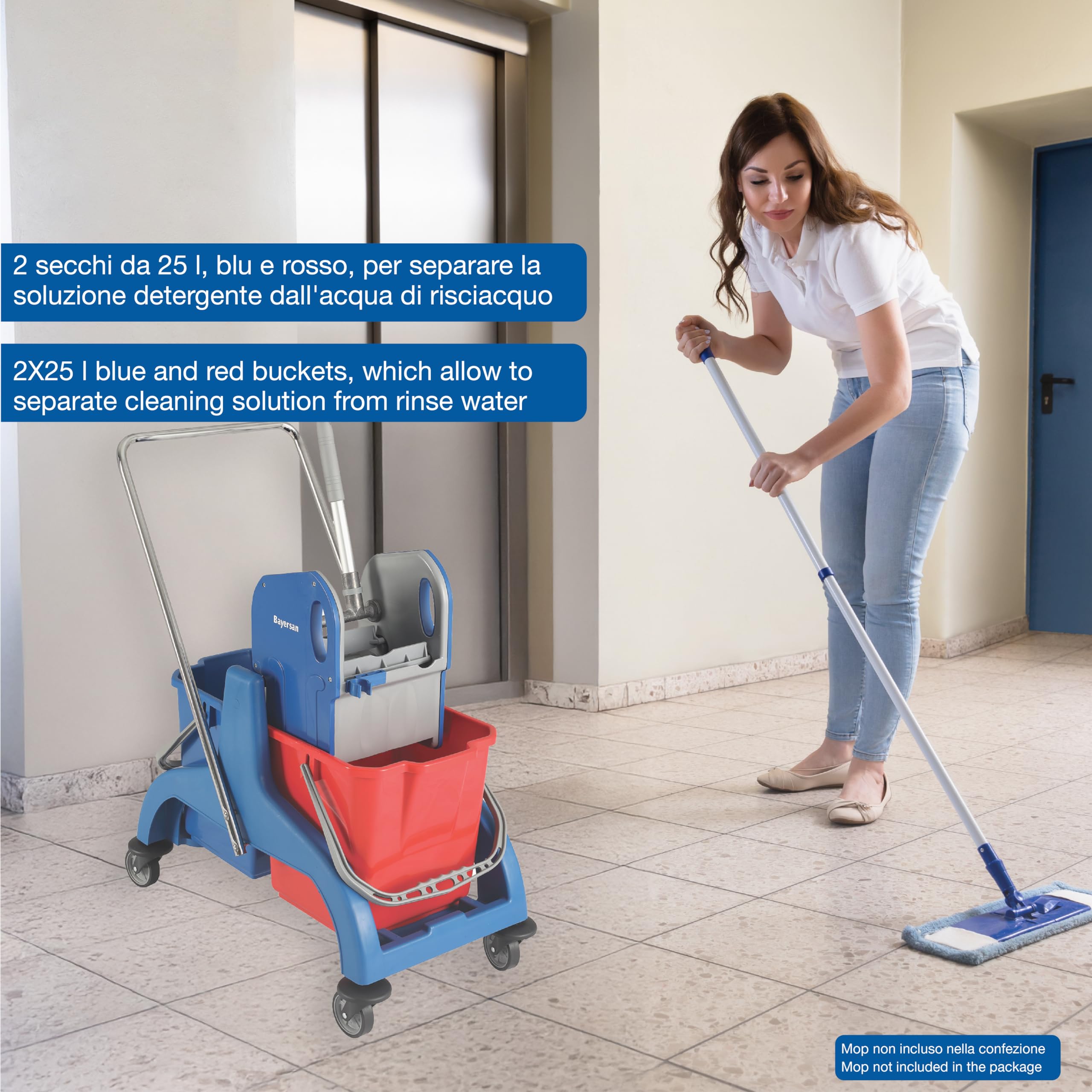 gima-45950-carrello-per-pulizie-basic-con-doppio-secchio-25-l image 3