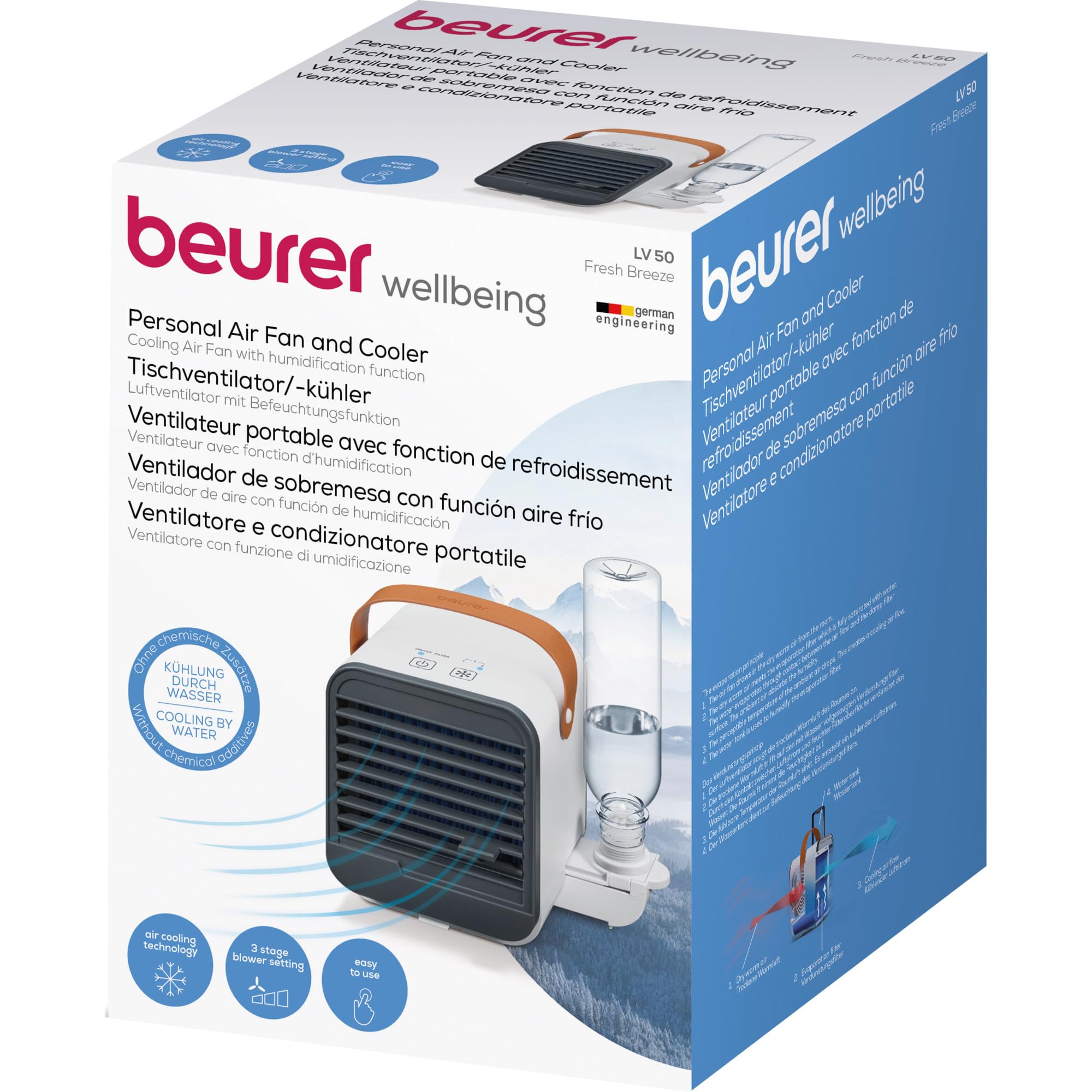 beurer-lv-50-fresh-breeze-raffrescatore-e-umidificatore-portatile-con-ventilator image 3
