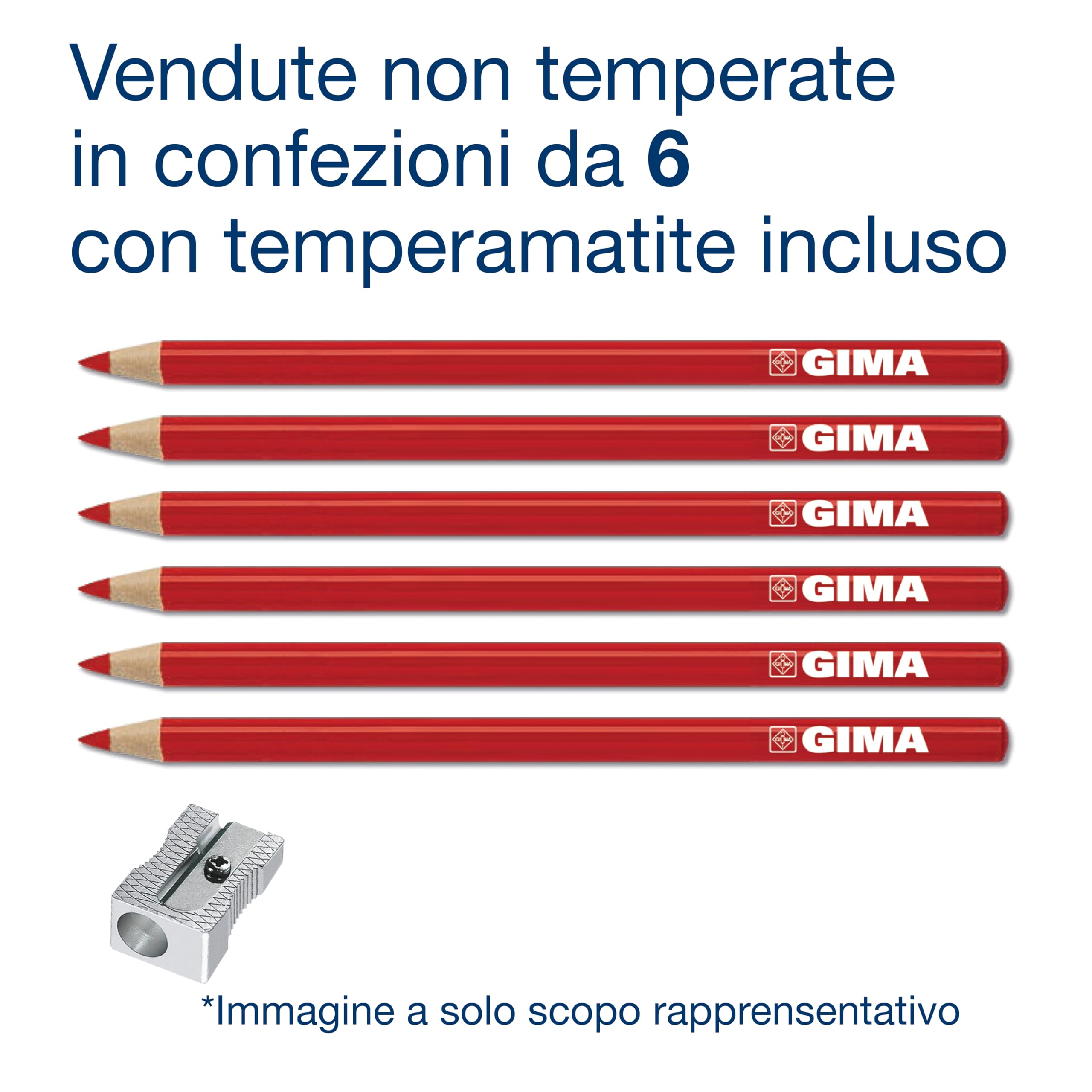 gima-matita-dermatologica-rossa-confezione-da-6-matite-con-temperino-dispositivo image 7