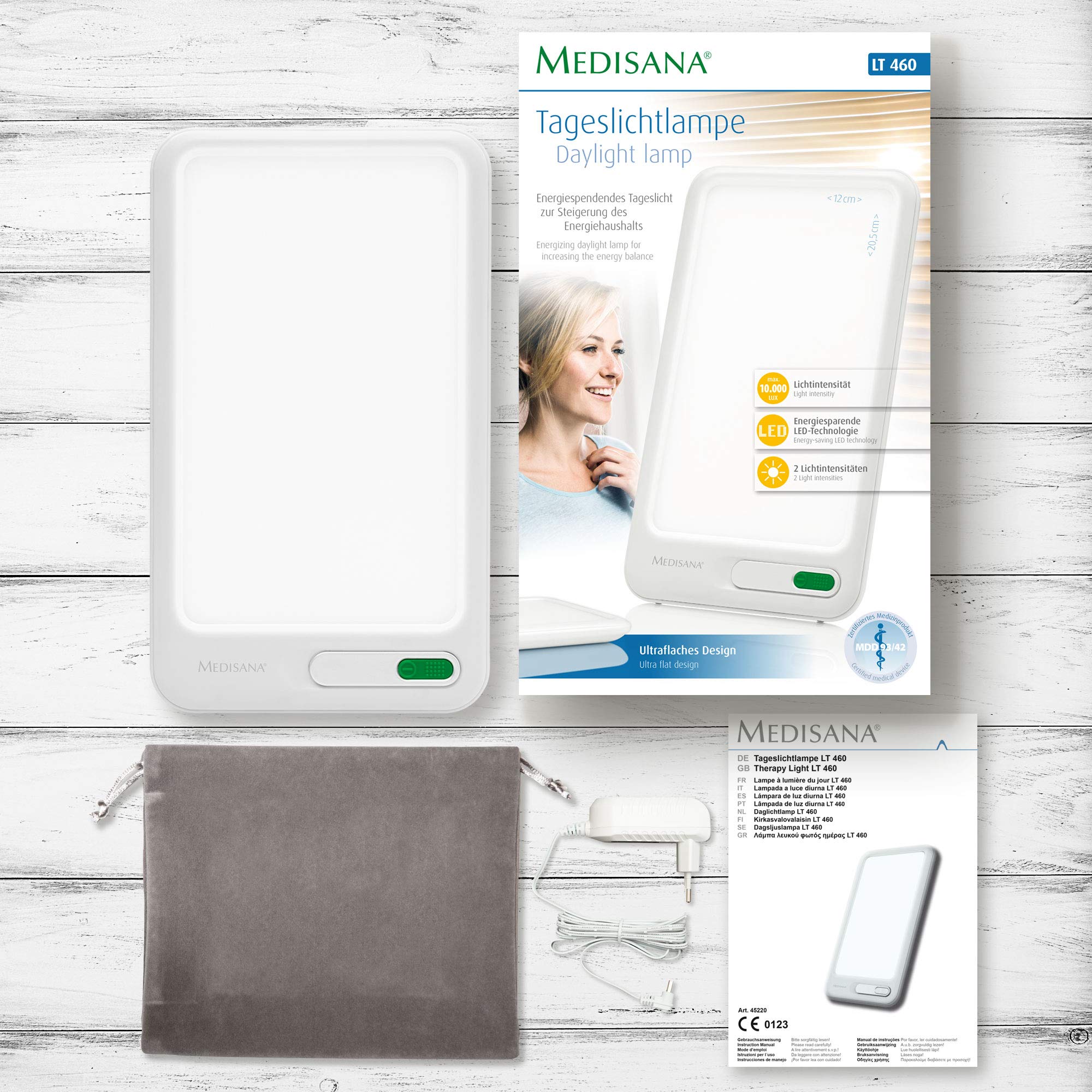 medisana-lt-460-lampada-a-luce-diurna-led-con-2-intensit-e-10-000-lux image 8