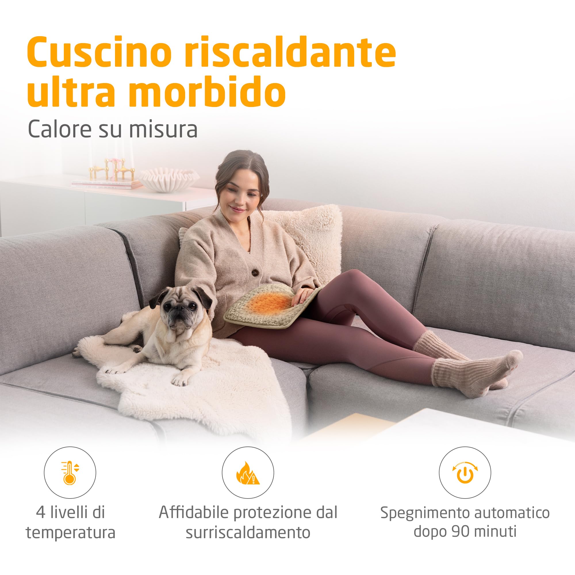 medisana-hp-519-cuscino-riscaldante-per-schiena-e-collo-con-4-livelli image 2